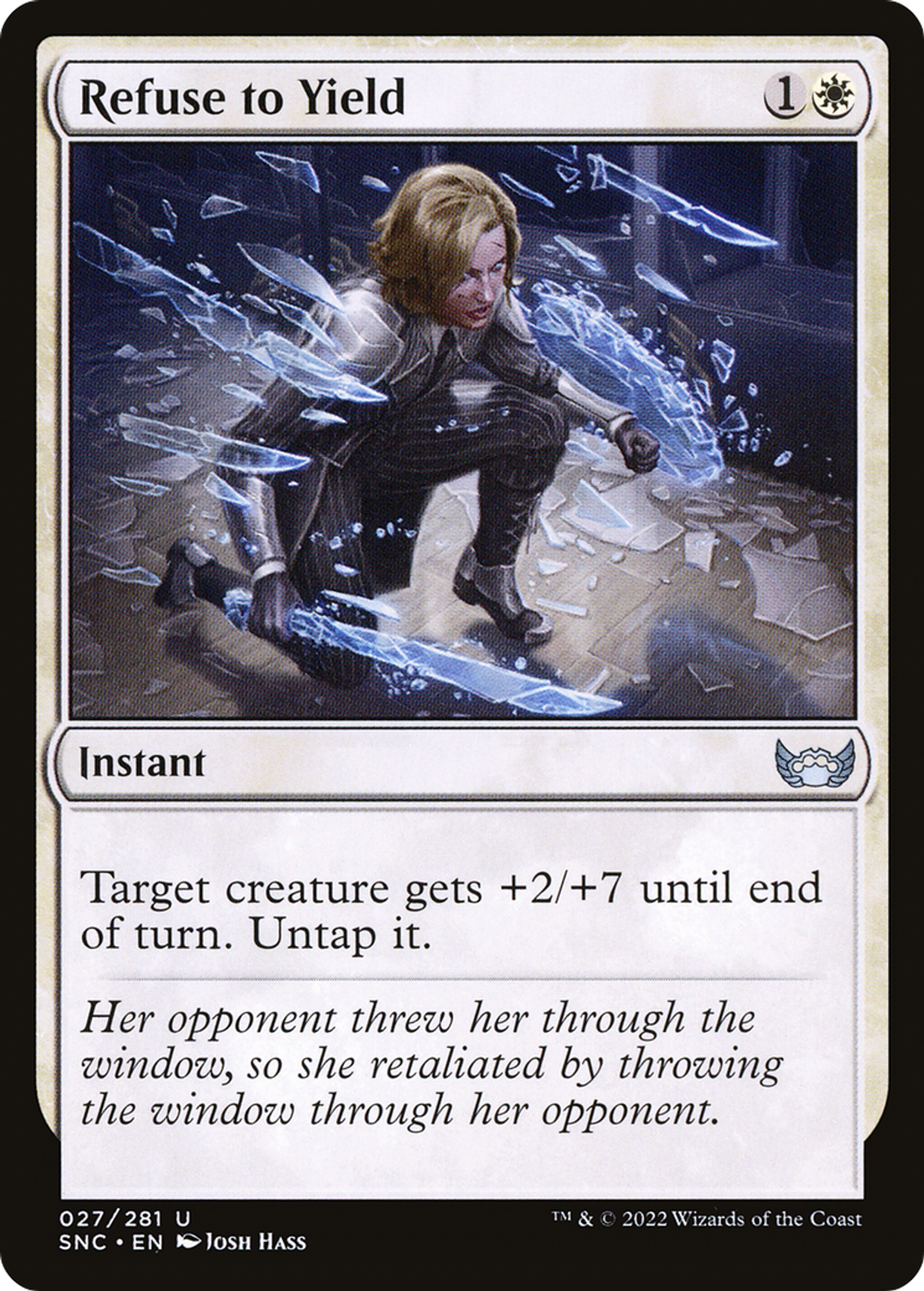Refuser de céder — Streets of New Capenna — Magic: The Gathering