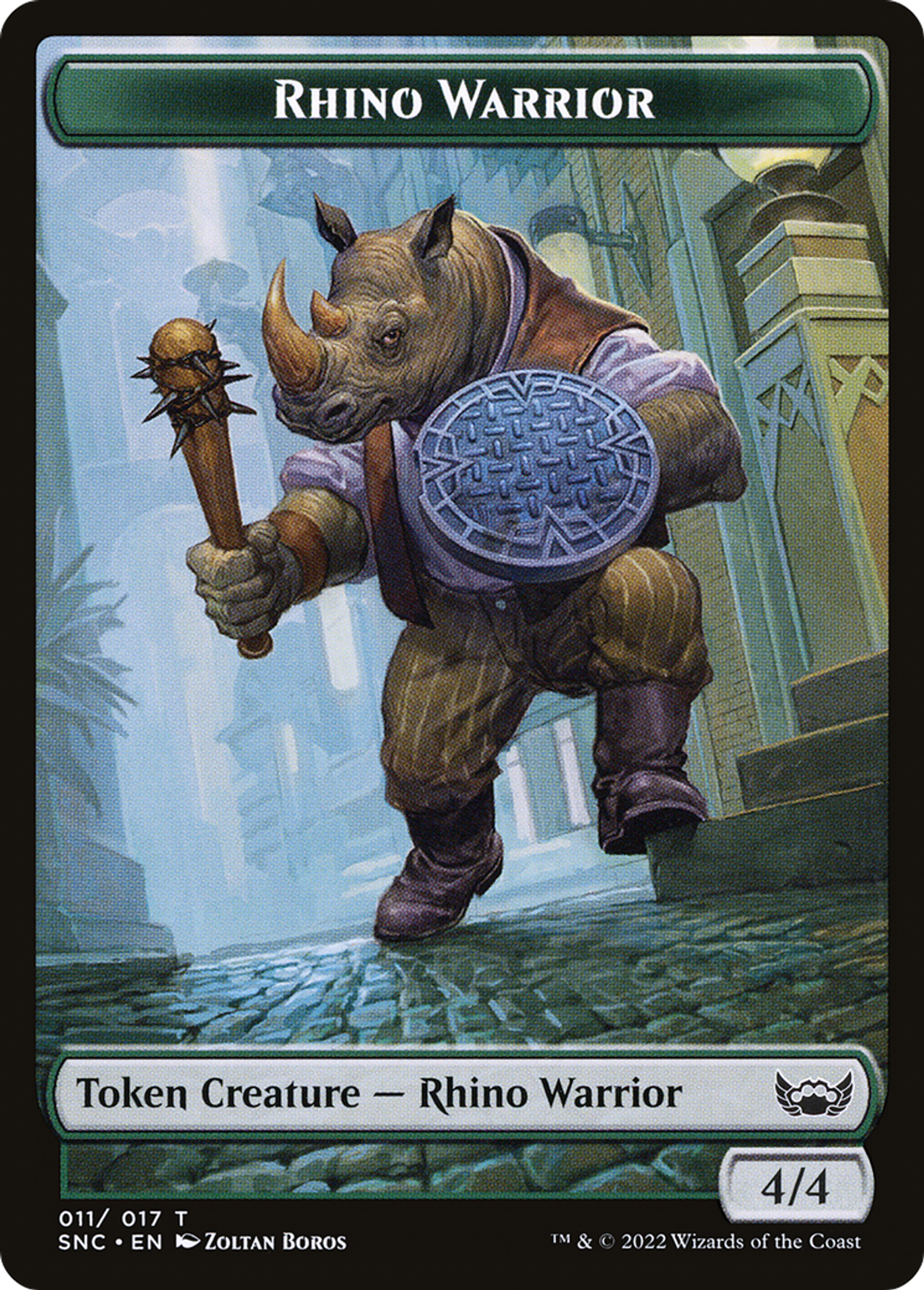 Rhino Warrior — Streets of New Capenna — Magic: The Gathering