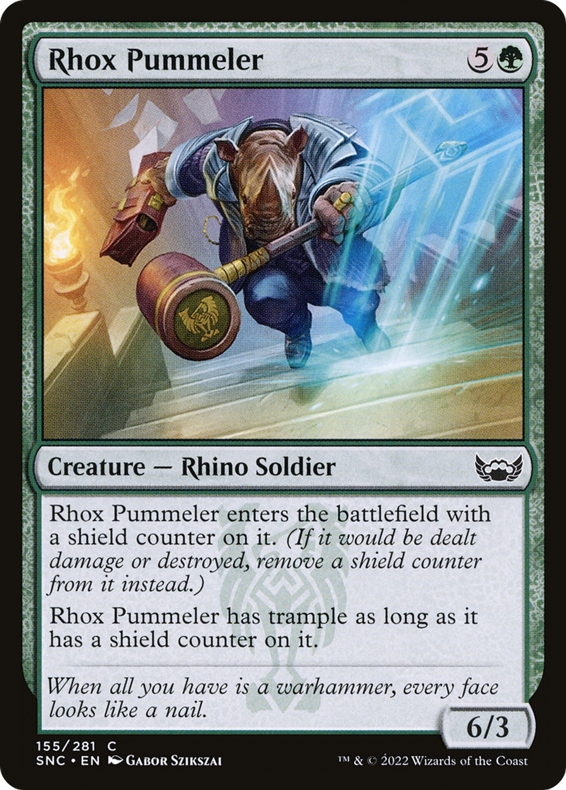 Rhox Pummeler — Streets of New Capenna — Magic: The Gathering