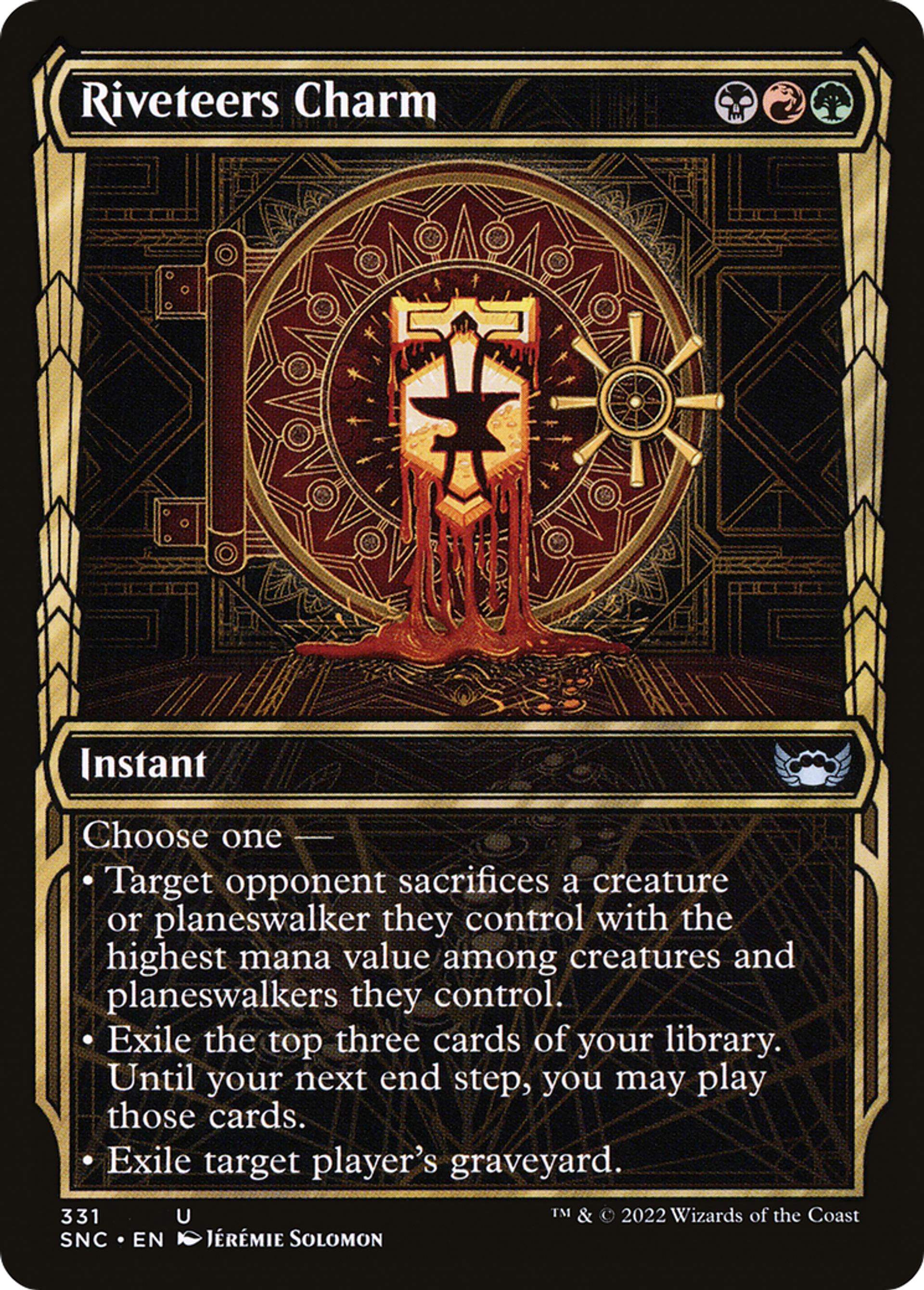 Riveteers Charm — Streets of New Capenna — Magic: The Gathering