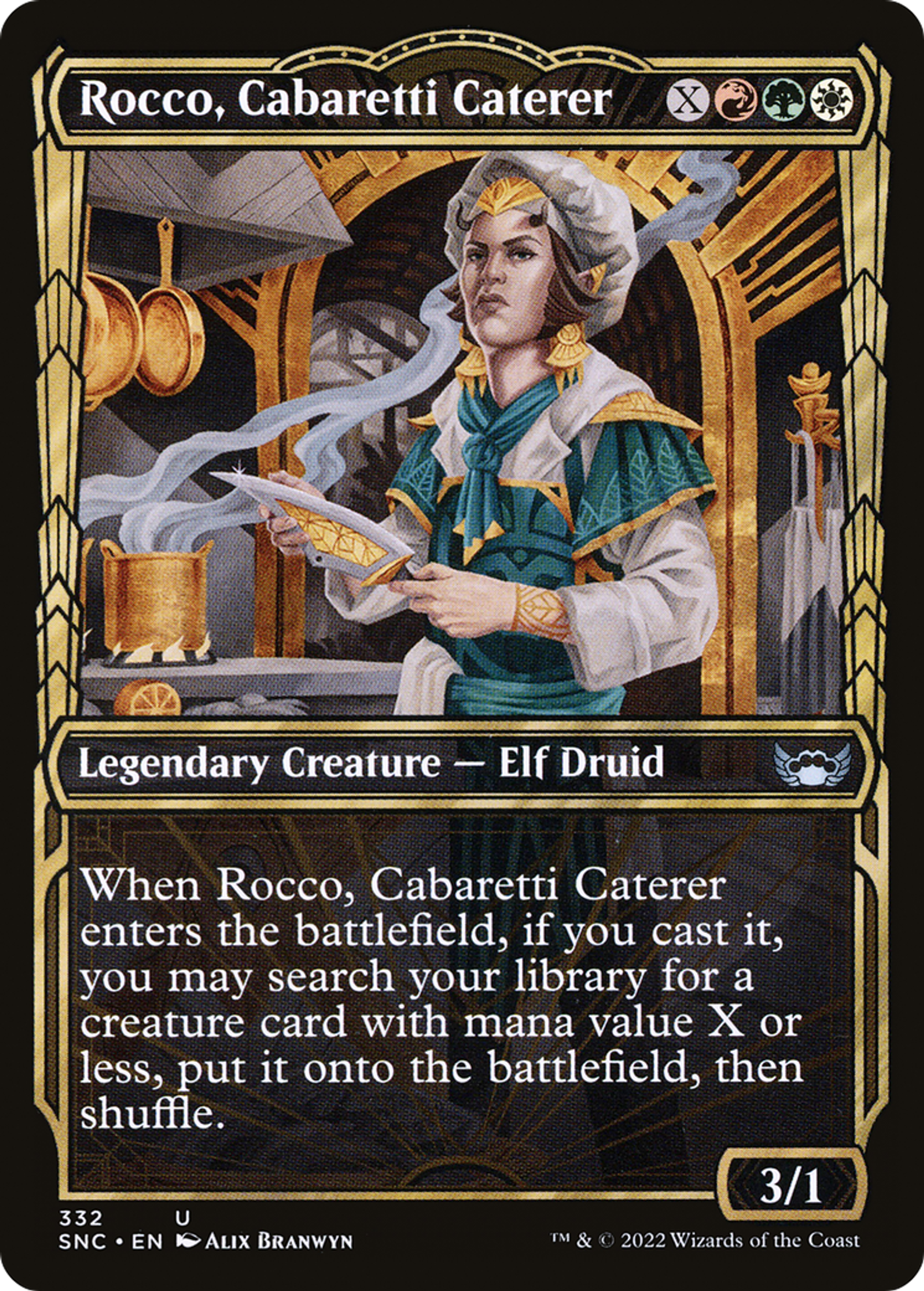 Rocco, Cabaretti Caterer — Streets of New Capenna — Magic: The Gathering