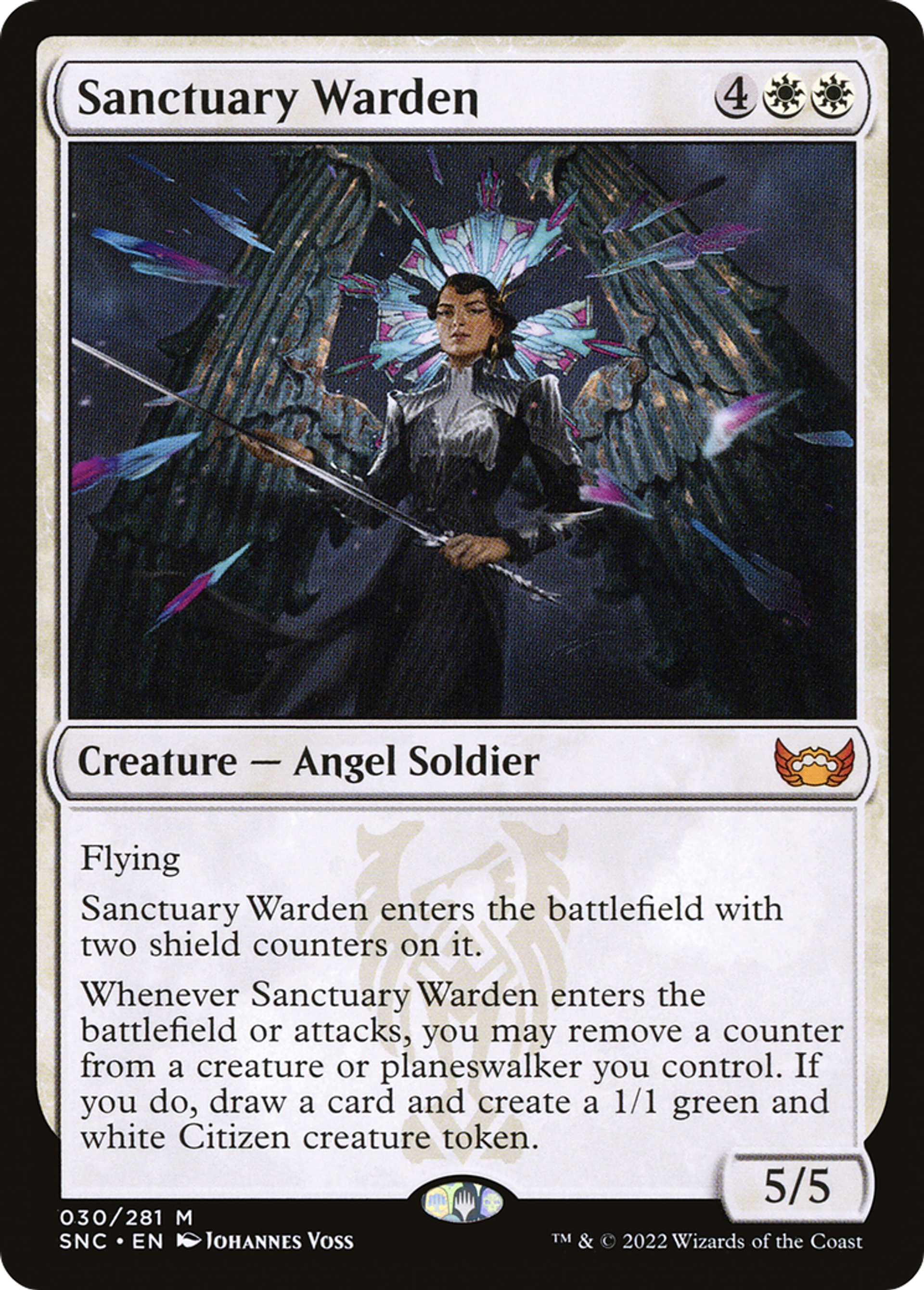 Sanctuary Warden — Streets of New Capenna — Magic: The Gathering