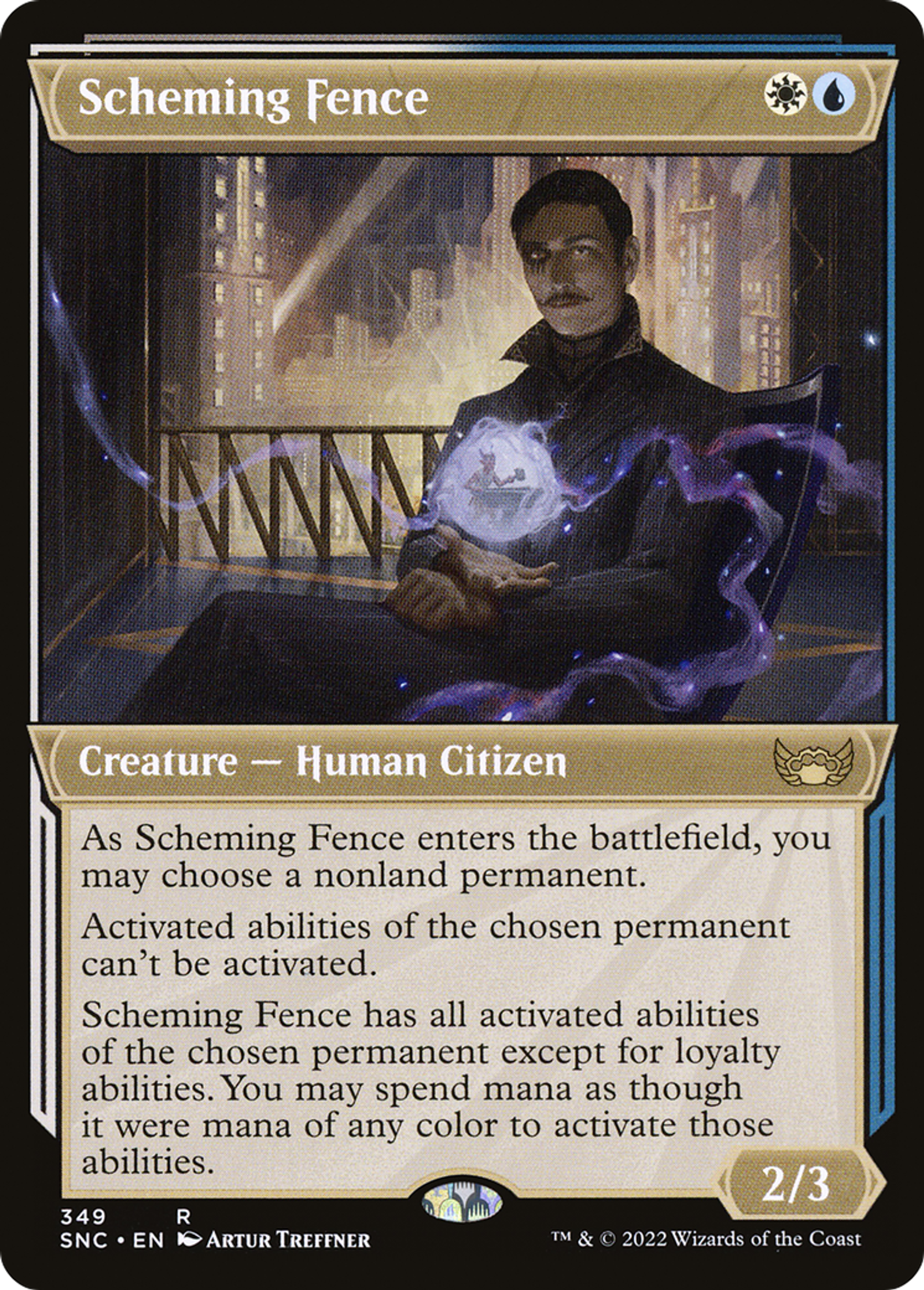 Scheming Fence — Streets of New Capenna — Magic: The Gathering