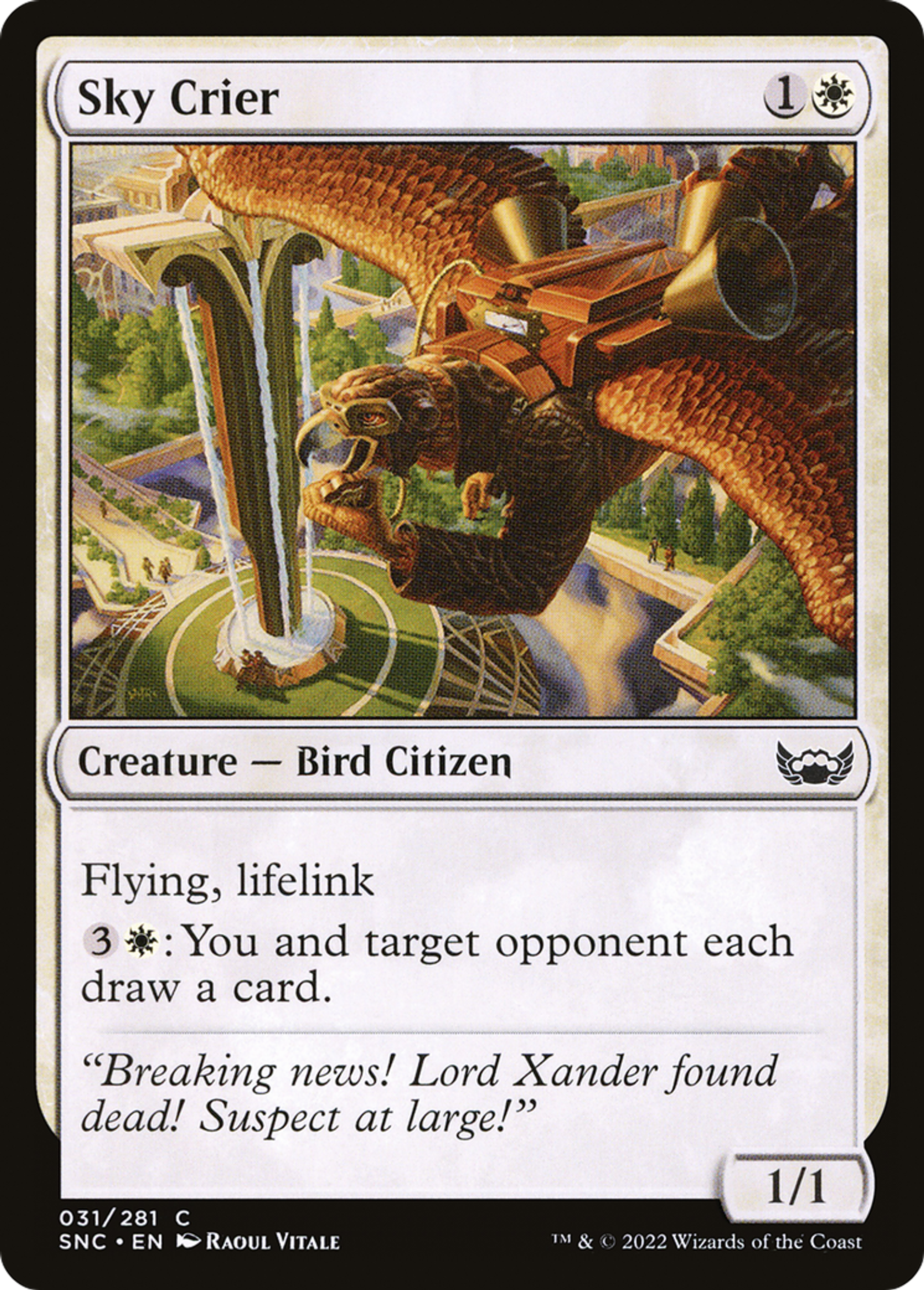 Sky Crier — Streets of New Capenna — Magic: The Gathering