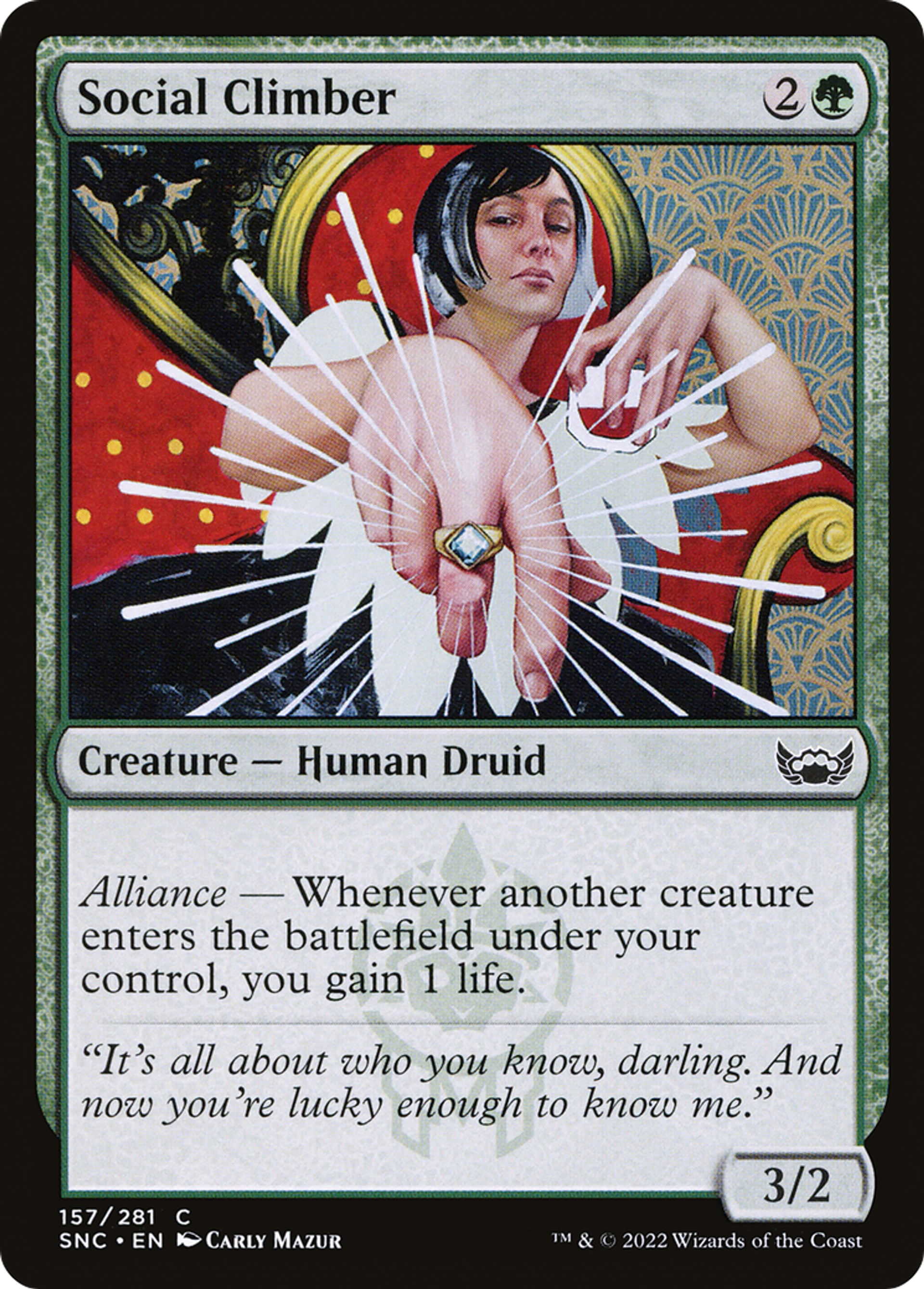 Social Climber — Streets of New Capenna — Magic: The Gathering