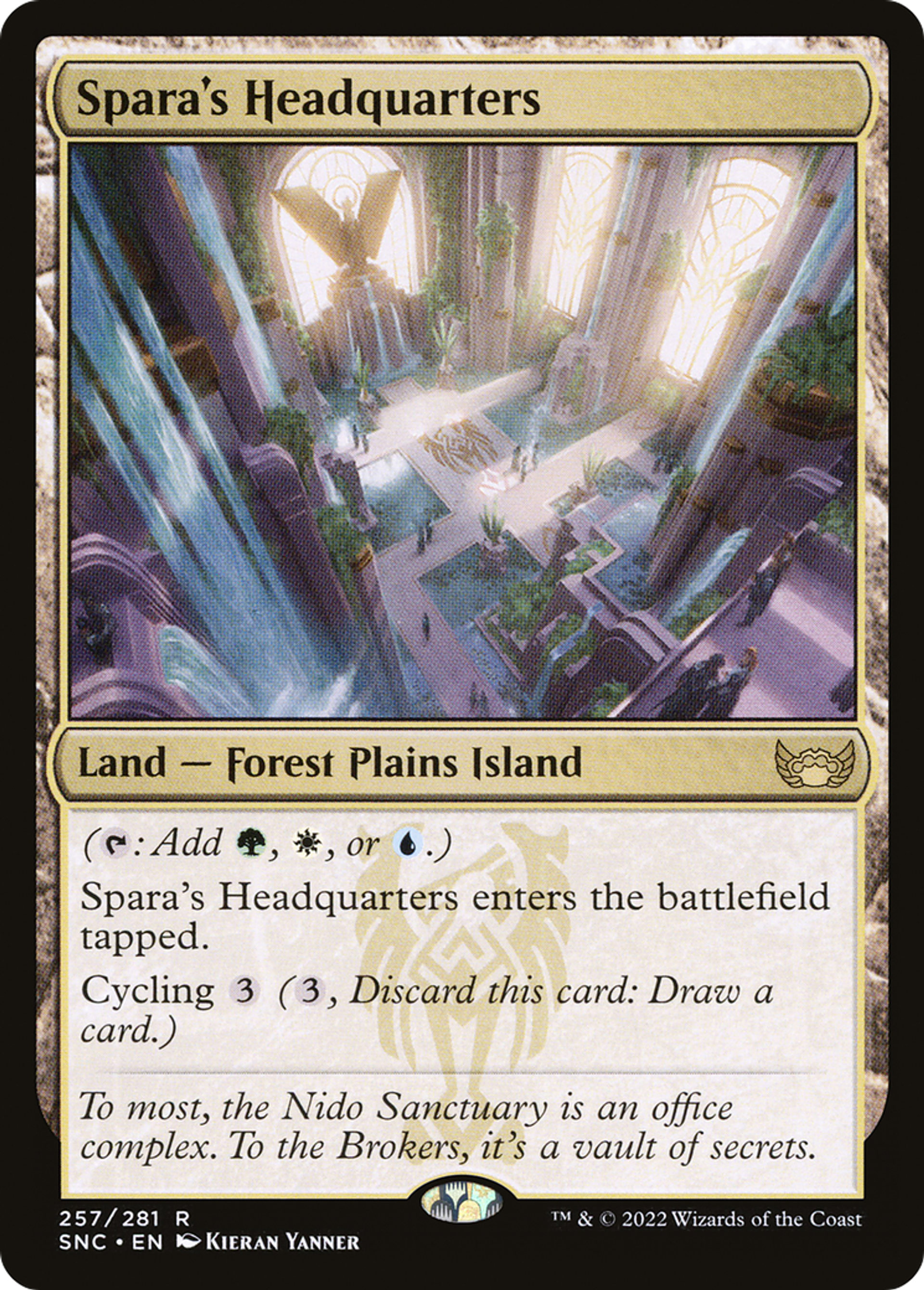 Spara's Headquarters — Streets of New Capenna — Magic: The Gathering