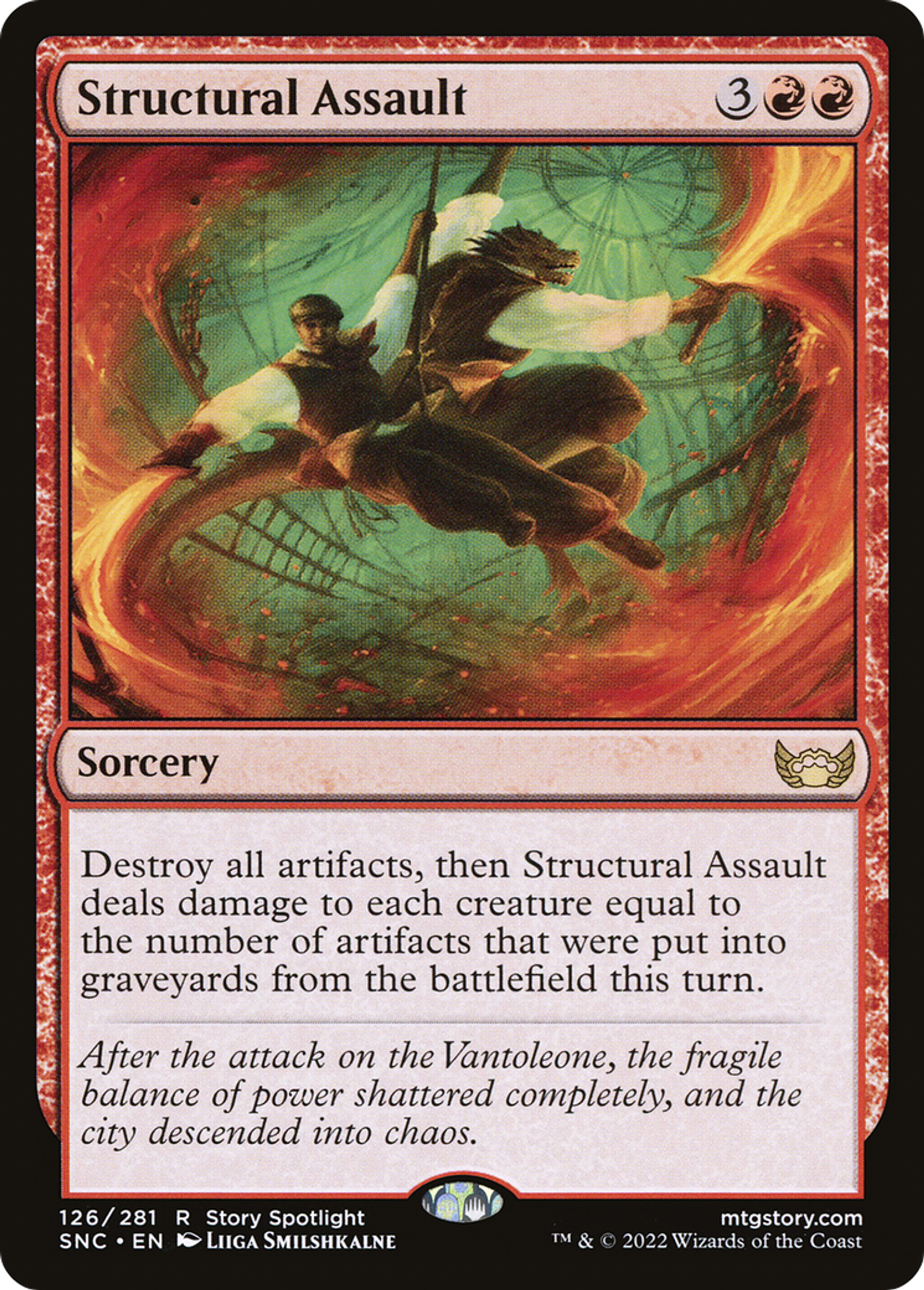 Assaut structurel — Streets of New Capenna — Magic: The Gathering