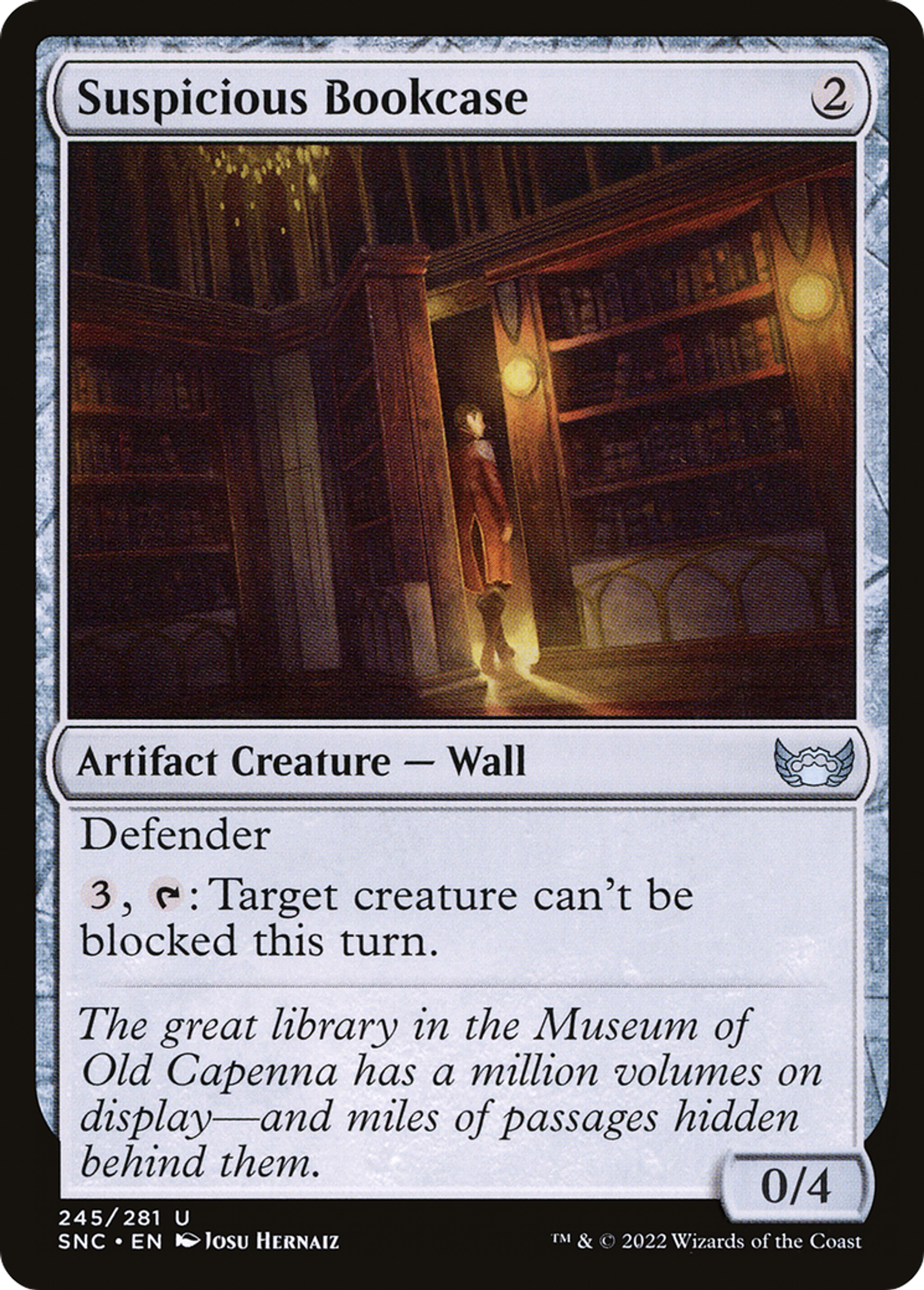 Suspicious Bookcase — Streets of New Capenna — Magic: The Gathering