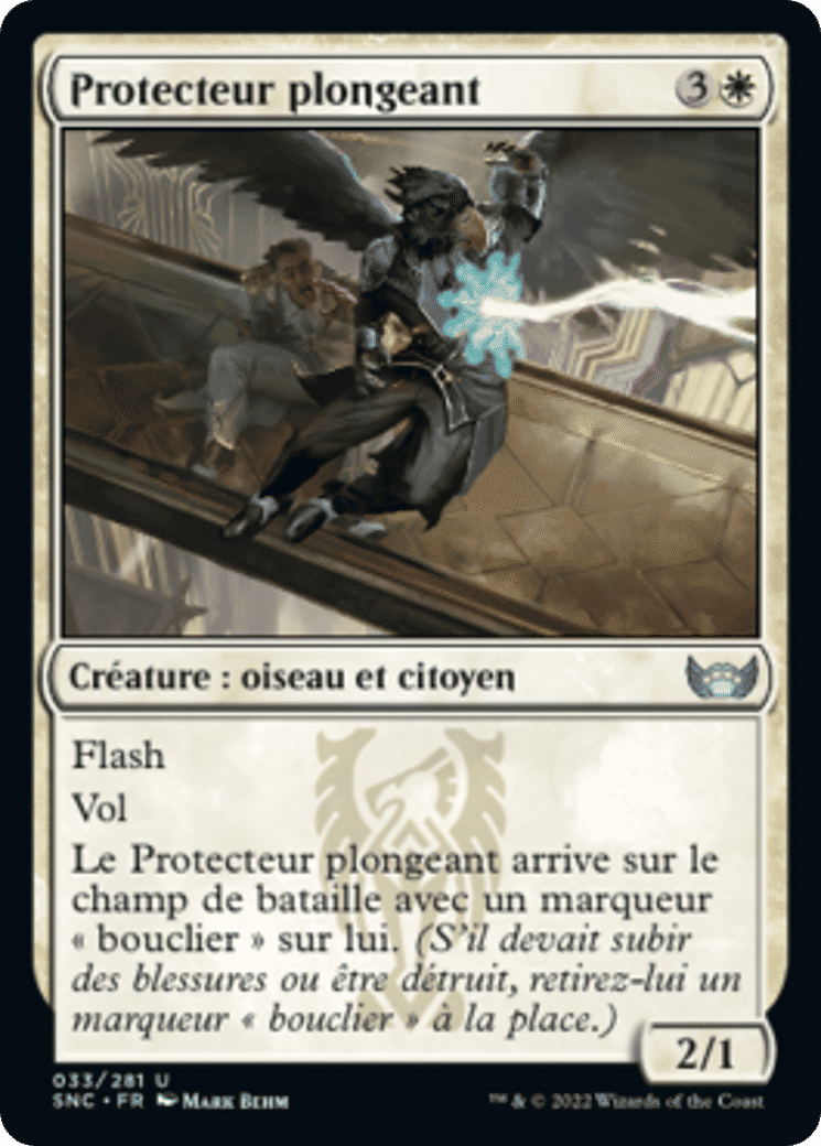 Protecteur plongeant — Streets of New Capenna — Magic: The Gathering