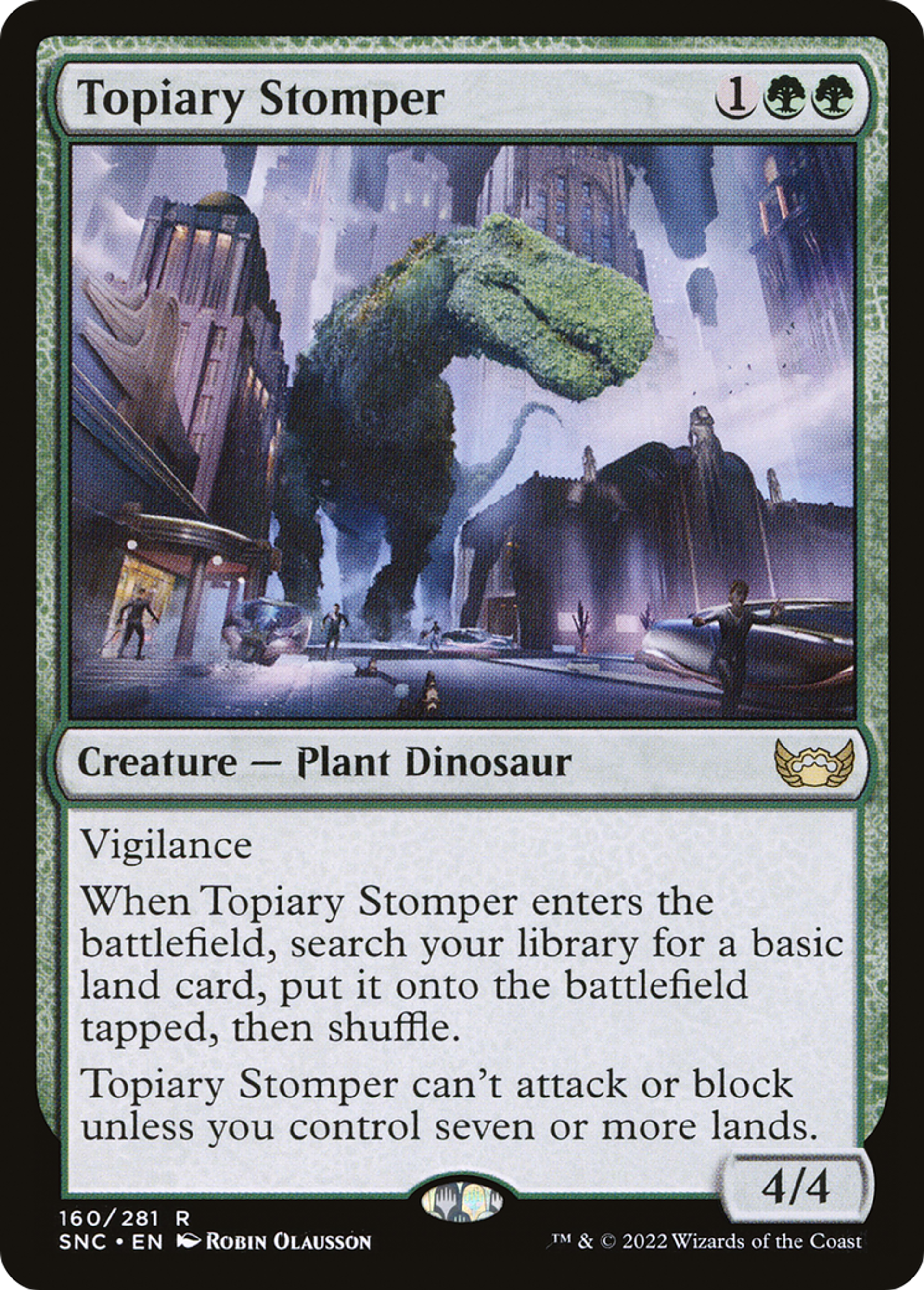 Piétineur topiaire — Streets of New Capenna — Magic: The Gathering
