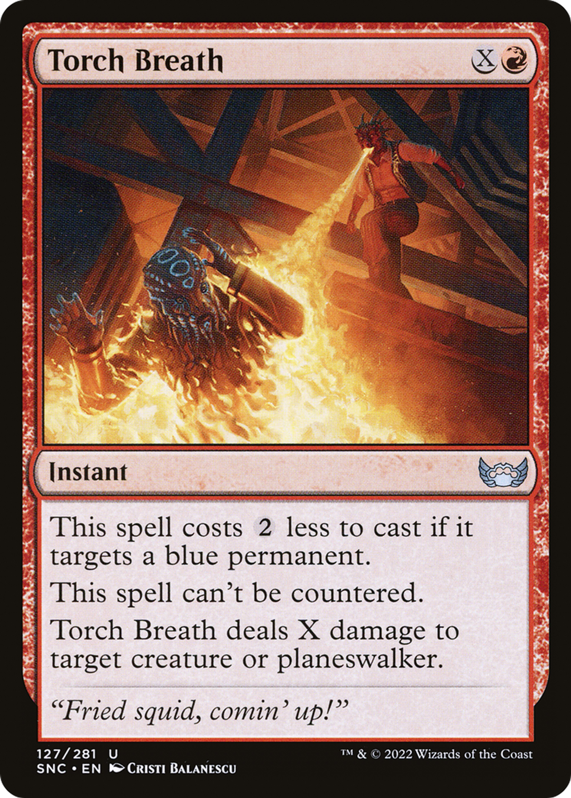 Souffle torchère — Streets of New Capenna — Magic: The Gathering