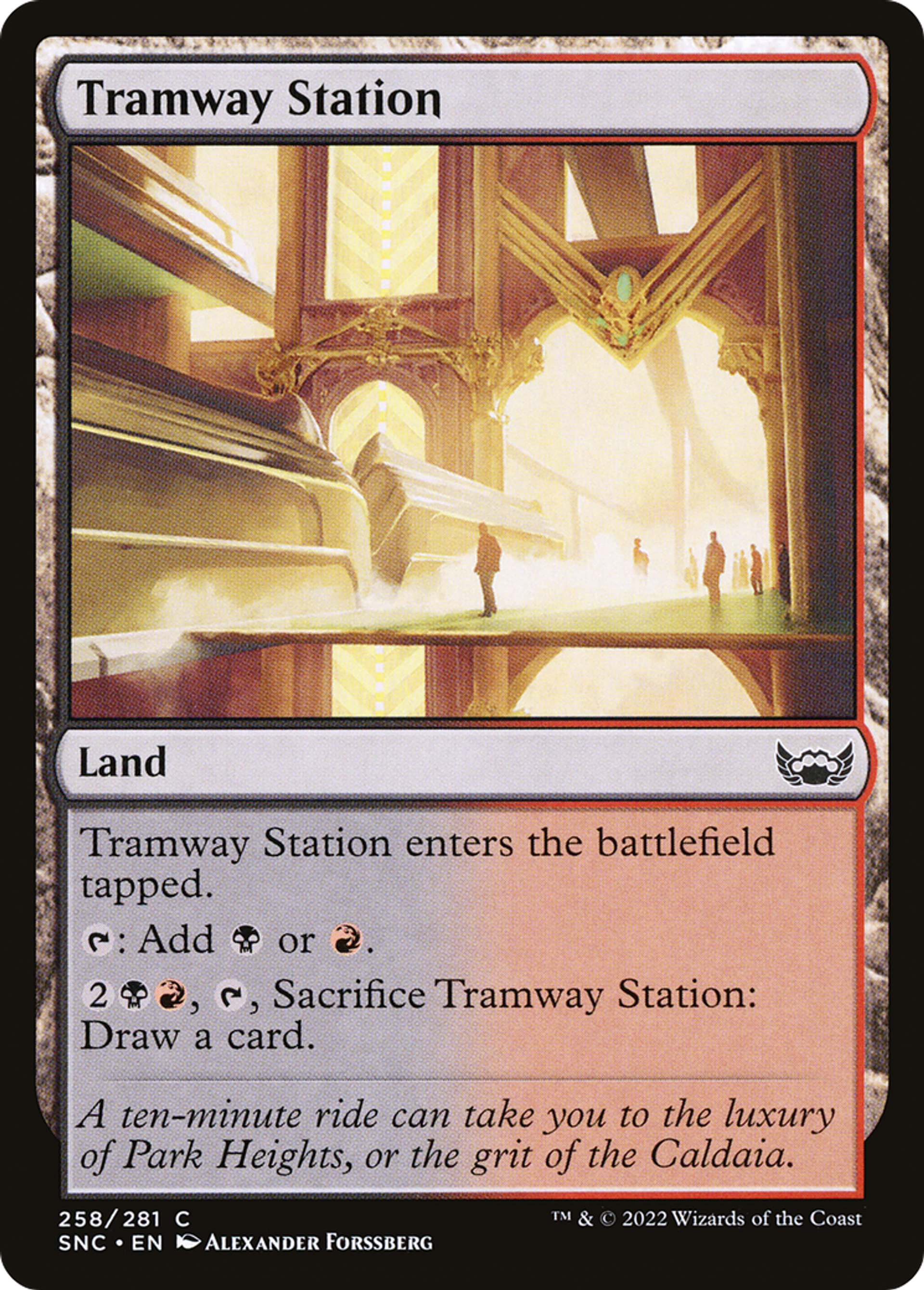 Tramway Station — Streets of New Capenna — Magic: The Gathering