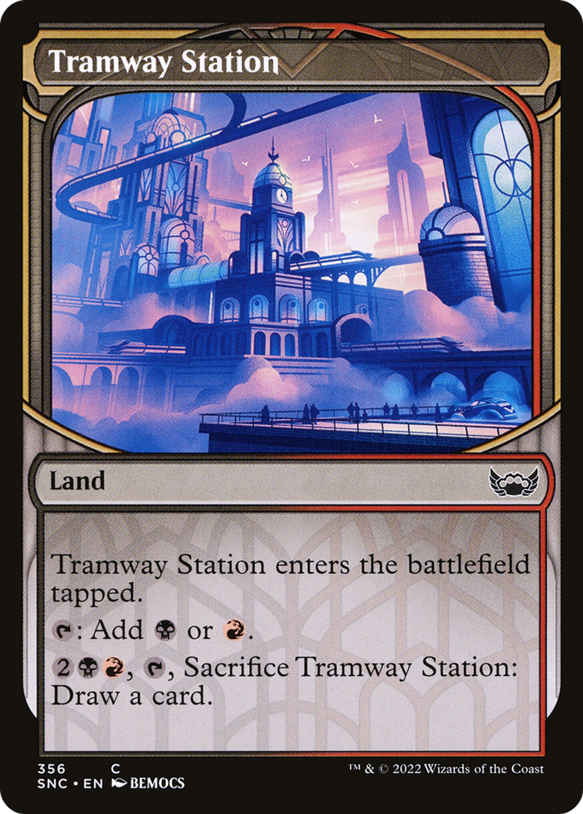 Station de tramway — Streets of New Capenna — Magic: The Gathering