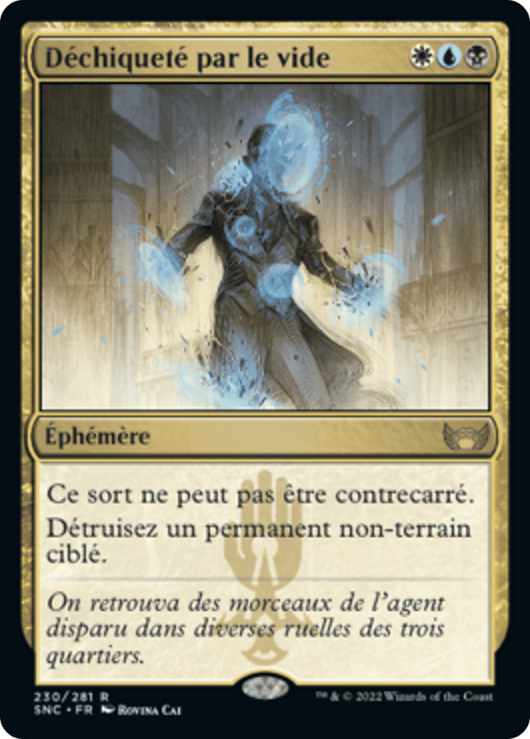 Déchiqueté par le vide — Streets of New Capenna — Magic: The Gathering