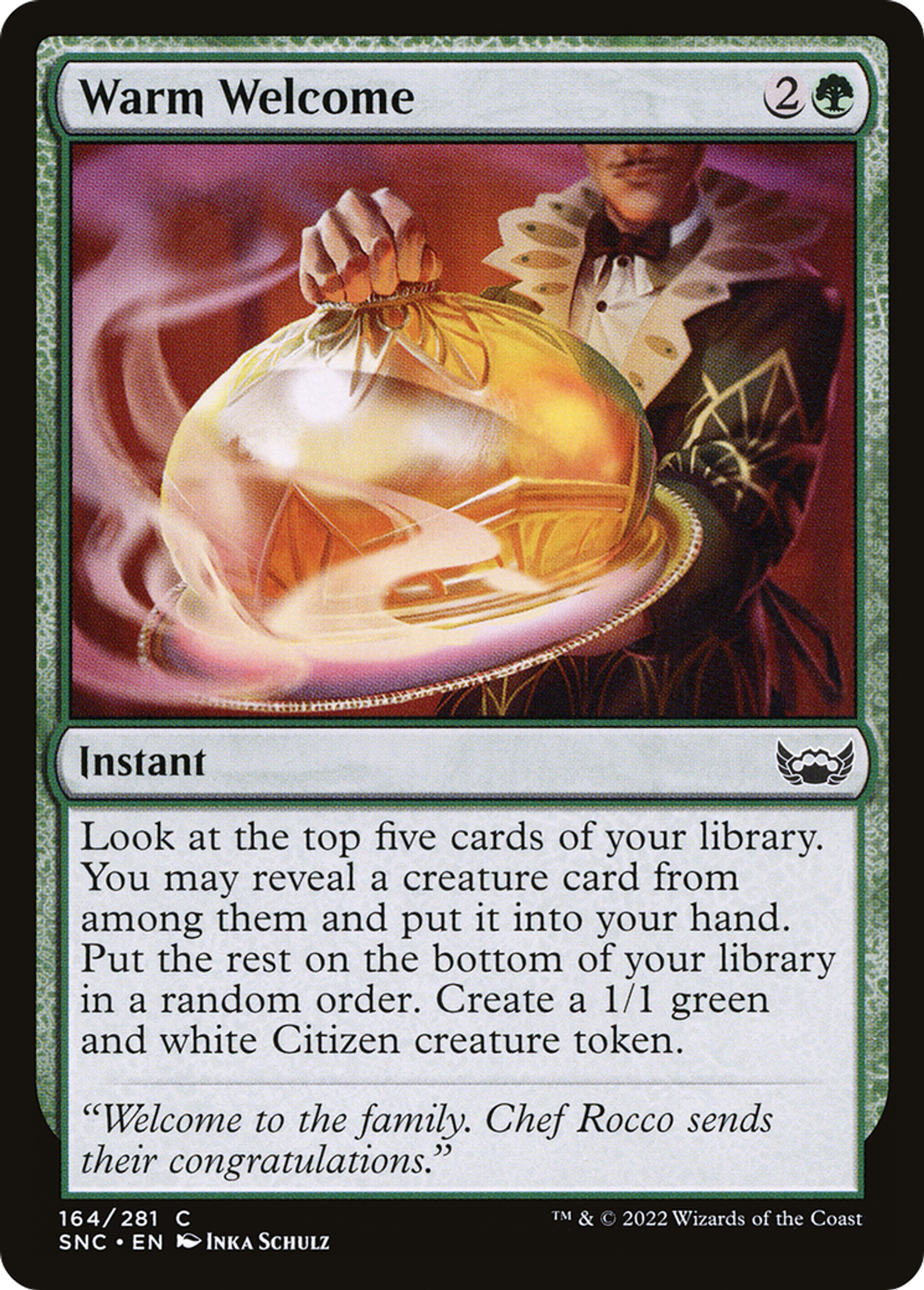 Warm Welcome — Streets of New Capenna — Magic: The Gathering