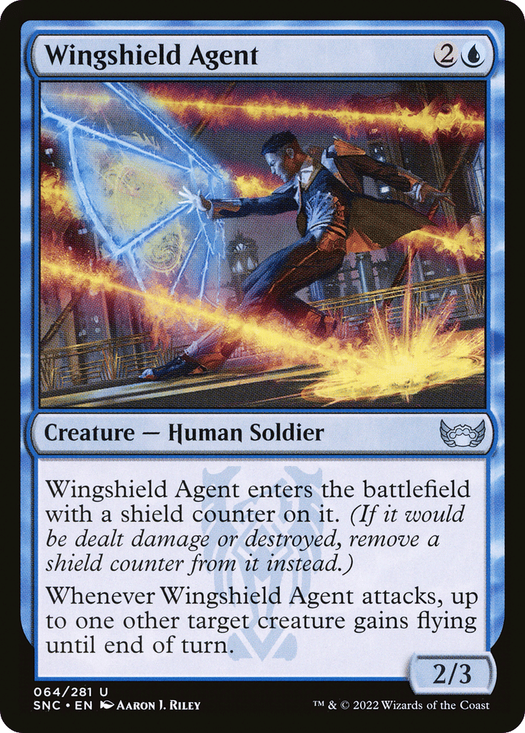 Wingshield Agent — Streets of New Capenna — Magic: The Gathering