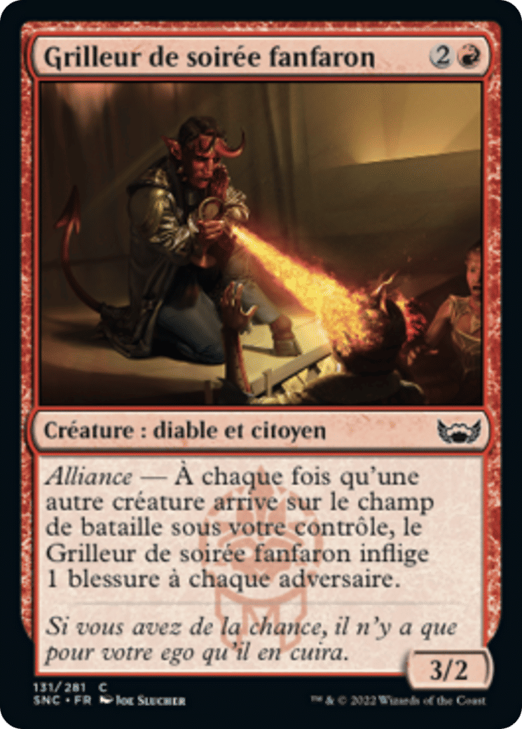 Grilleur de soirée fanfaron — Streets of New Capenna — Magic: The Gathering