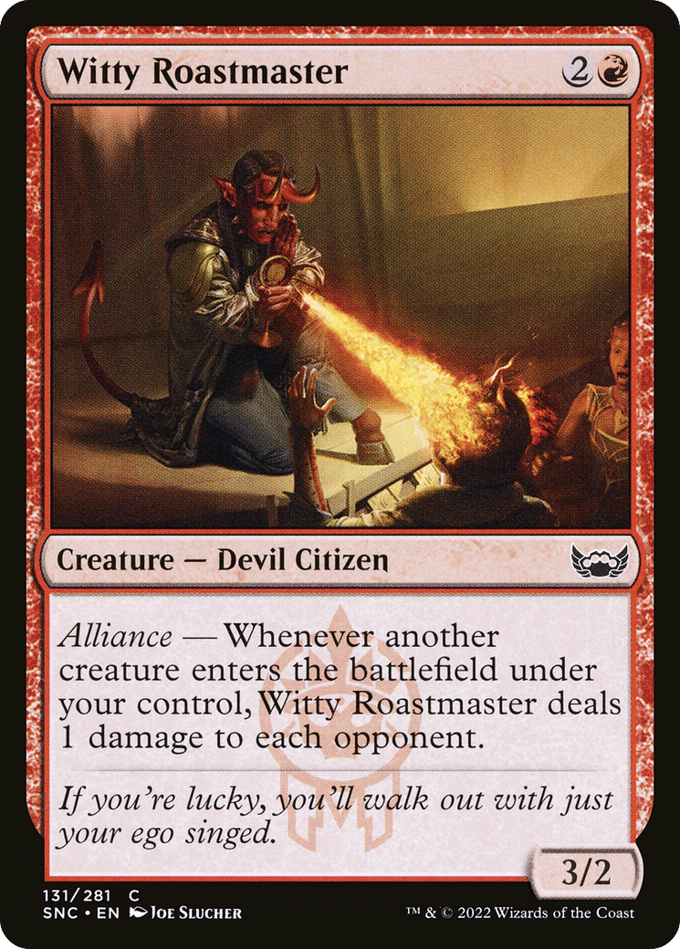 Witty Roastmaster — Streets of New Capenna — Magic: The Gathering