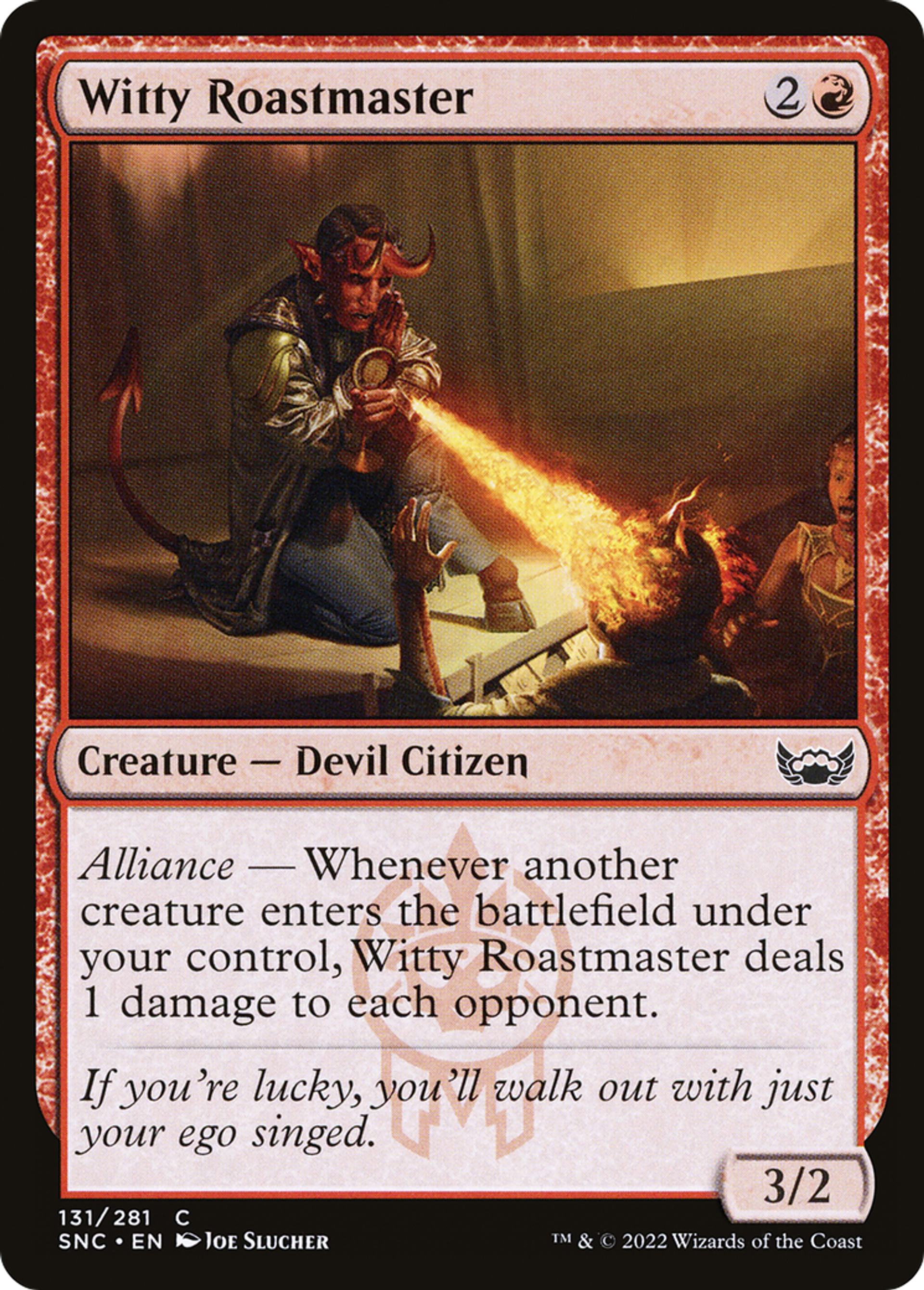 Grilleur de soirée fanfaron — Streets of New Capenna — Magic: The Gathering