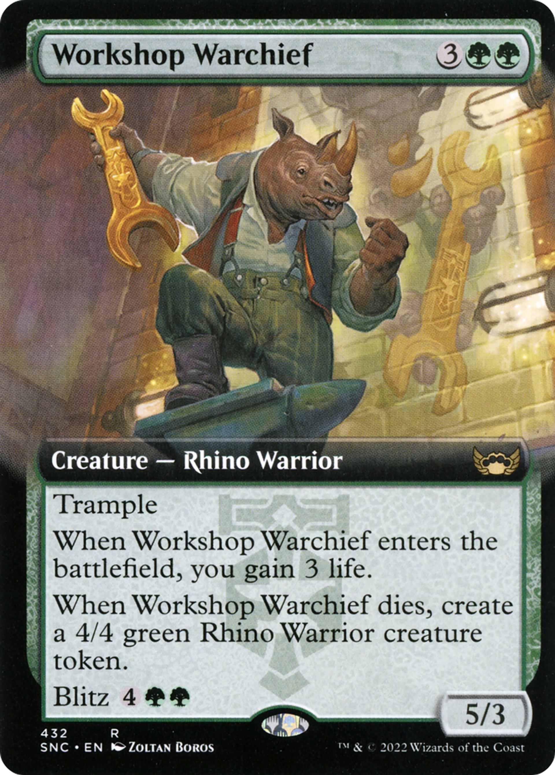 Workshop Warchief — Streets of New Capenna — Magic: The Gathering