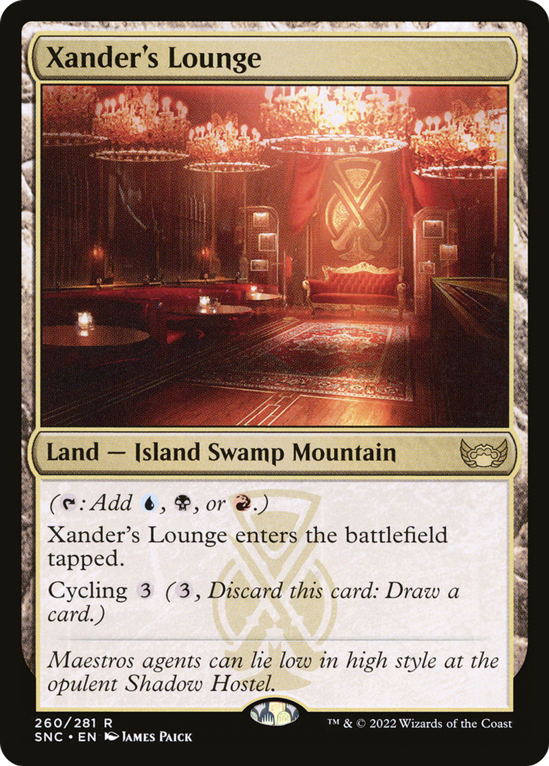 Xander's Lounge — Streets of New Capenna — Magic: The Gathering