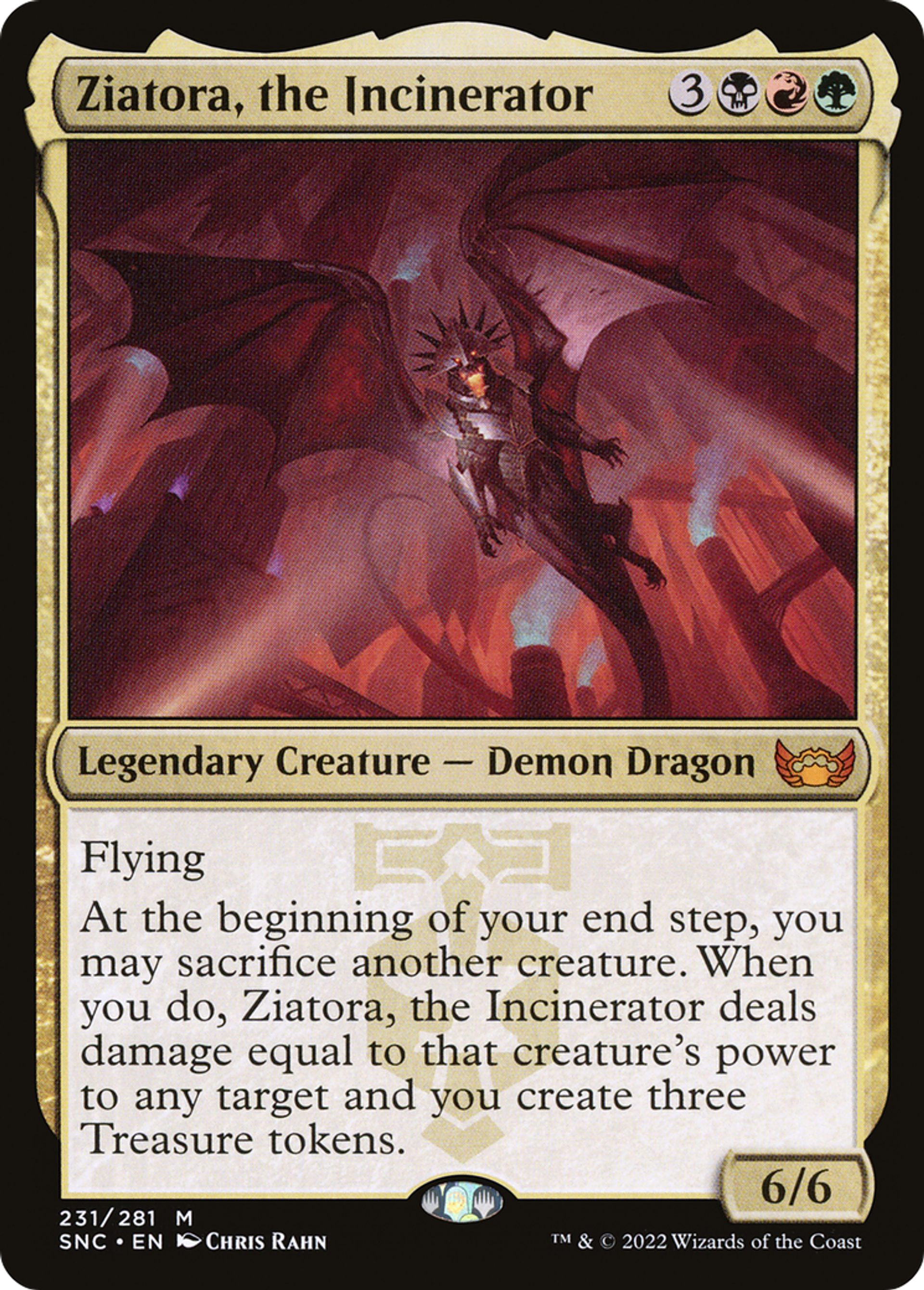 Ziatora, the Incinerator — Streets of New Capenna — Magic: The Gathering