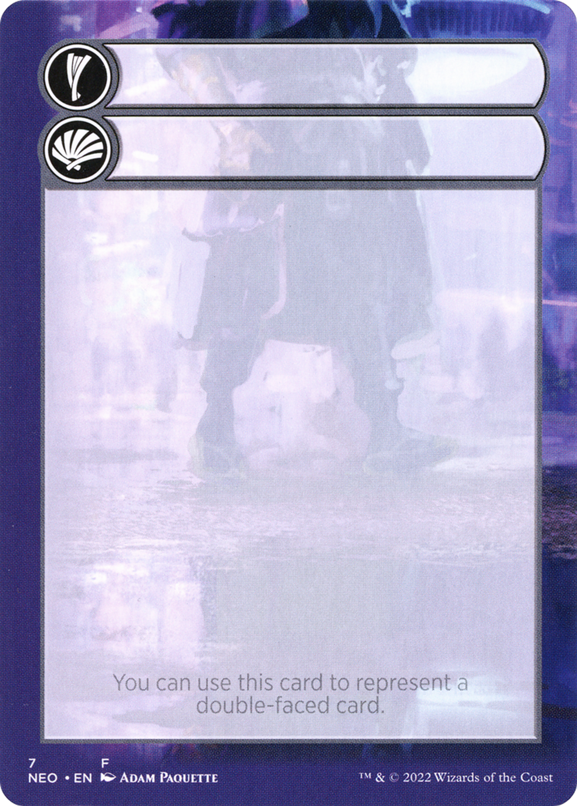 Double-Faced Substitute Card — Kamigawa: Neon Dynasty Substitute Cards — Magic: The Gathering