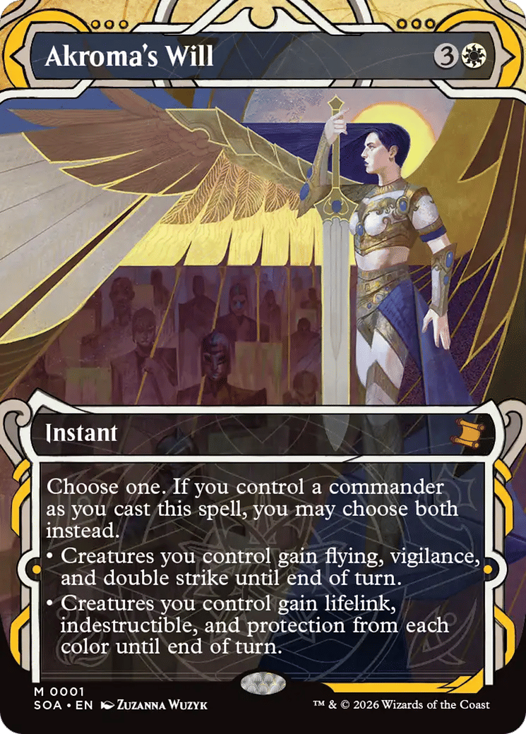 Akroma's Will — Secrets of Strixhaven Mystical Archive — Magic: The Gathering