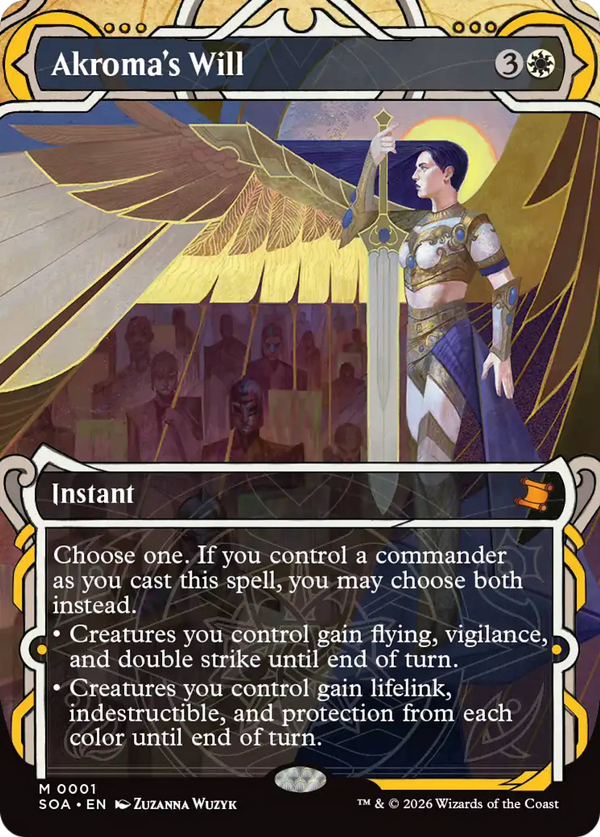 Akroma's Will — Secrets of Strixhaven Mystical Archive — Magic: The Gathering