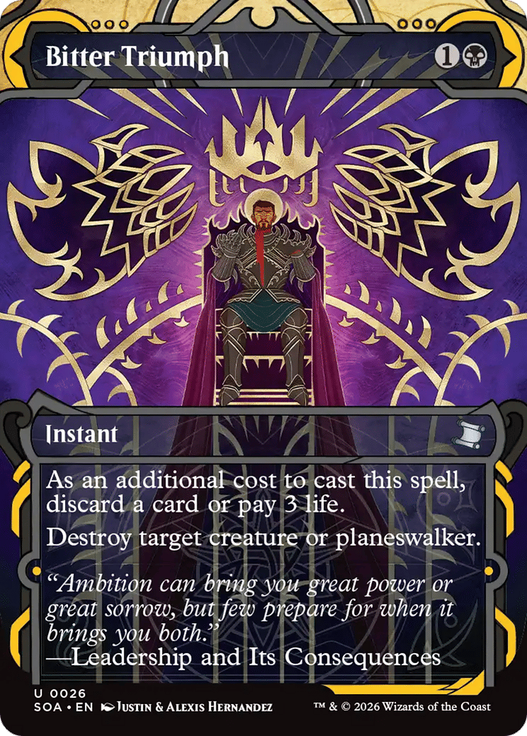 Bitter Triumph — Secrets of Strixhaven Mystical Archive — Magic: The Gathering