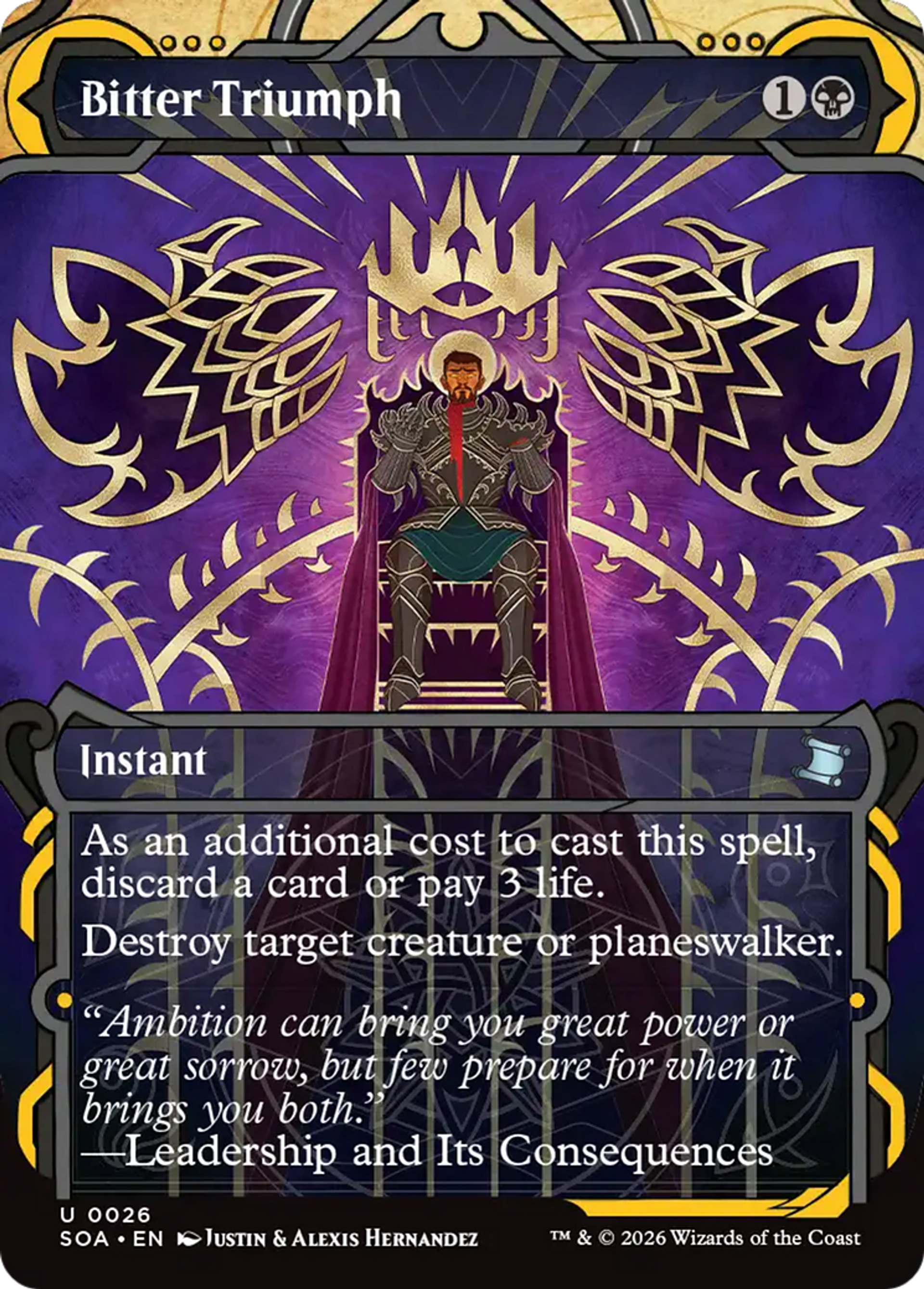 Bitter Triumph — Secrets of Strixhaven Mystical Archive — Magic: The Gathering