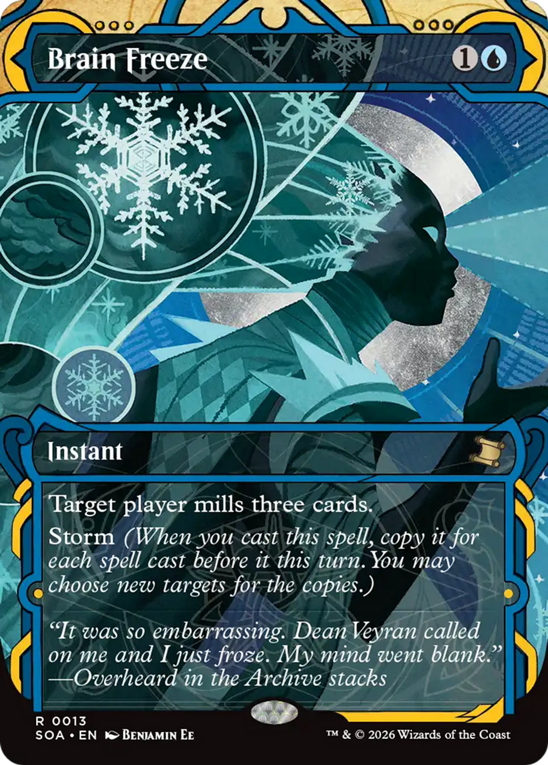 Brain Freeze — Secrets of Strixhaven Mystical Archive — Magic: The Gathering