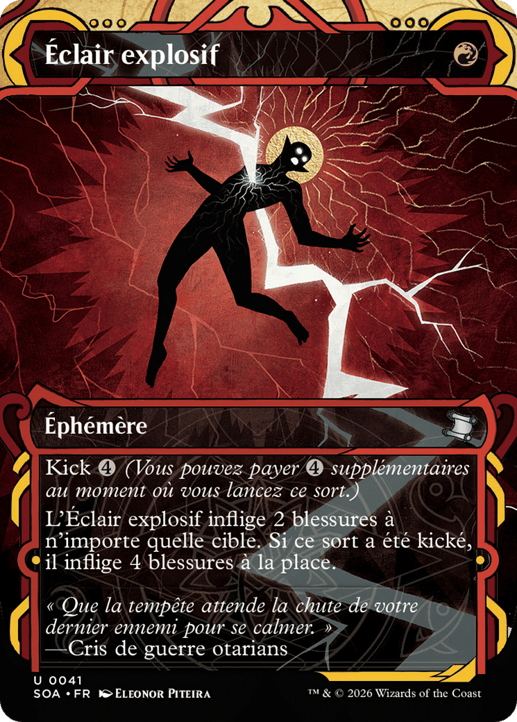 Éclair explosif — Secrets of Strixhaven Mystical Archive — Magic: The Gathering