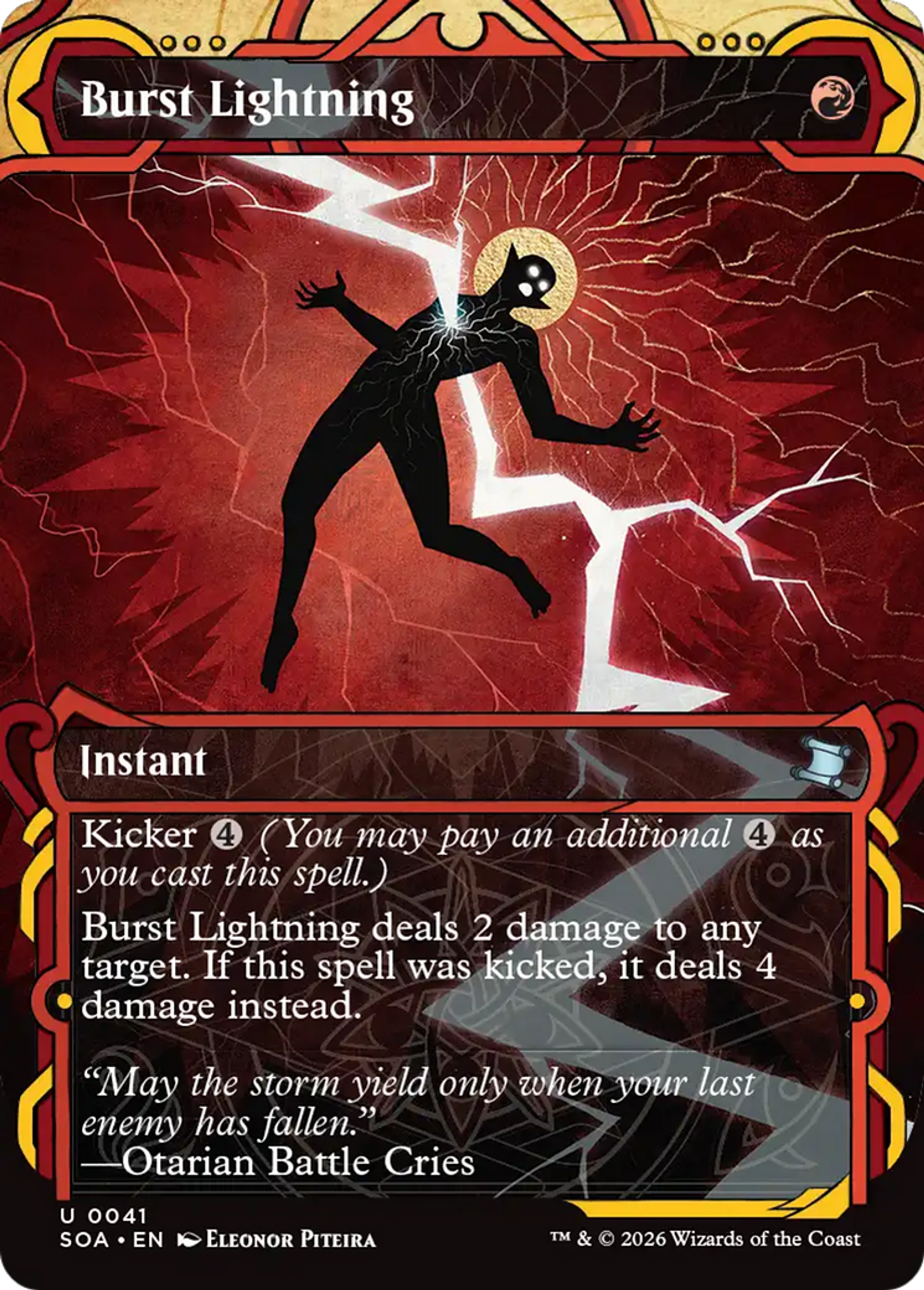 Burst Lightning — Secrets of Strixhaven Mystical Archive — Magic: The Gathering