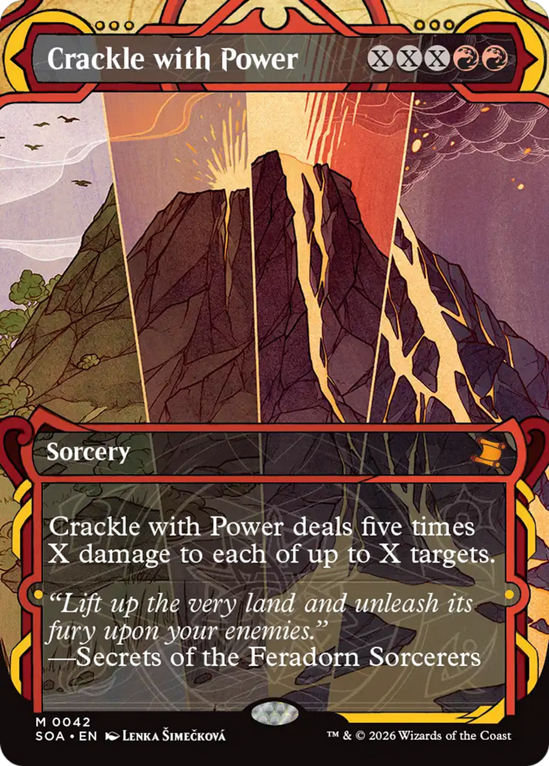 Crackle with Power — Secrets of Strixhaven Mystical Archive — Magic: The Gathering