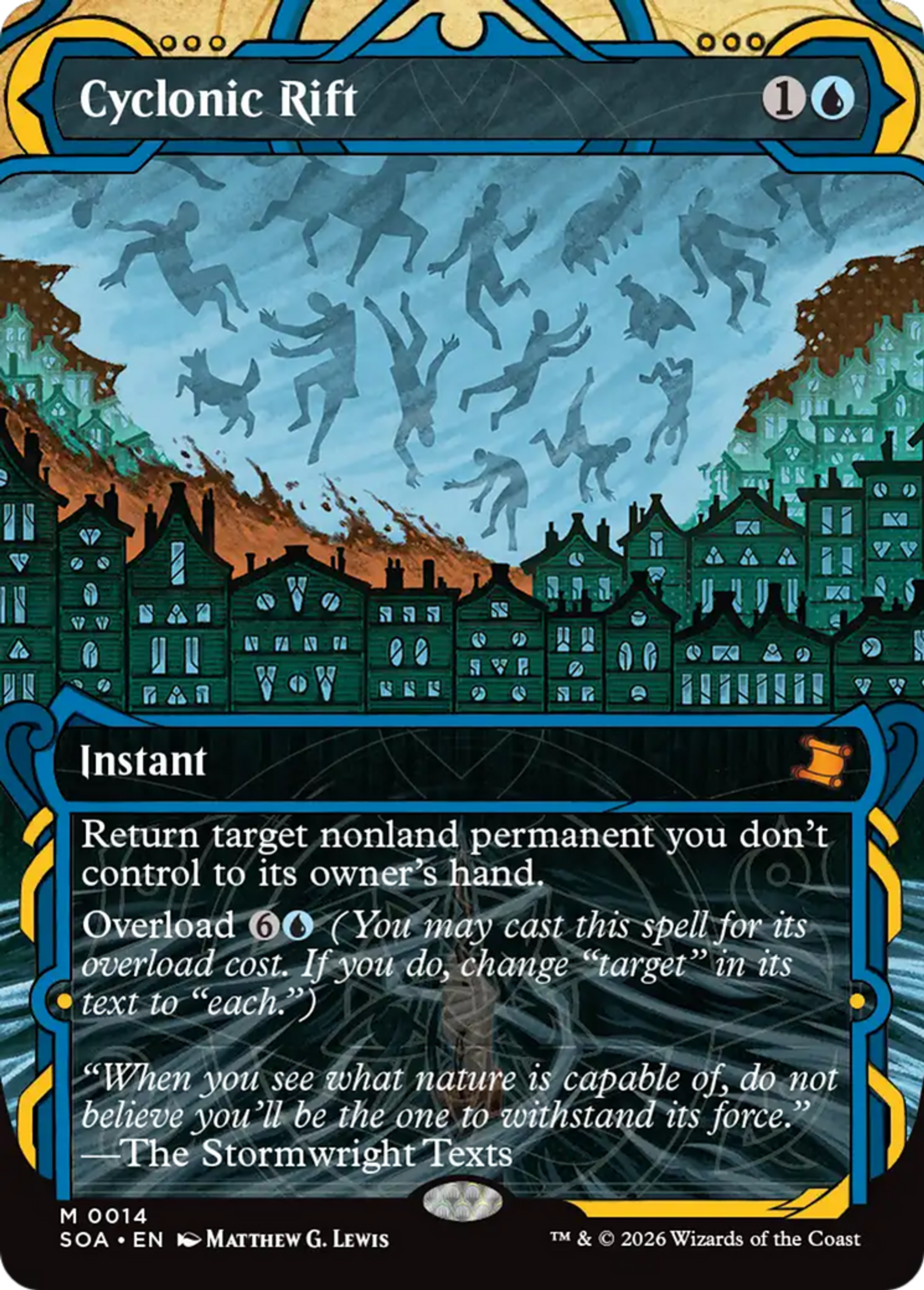 Cyclonic Rift — Secrets of Strixhaven Mystical Archive — Magic: The Gathering
