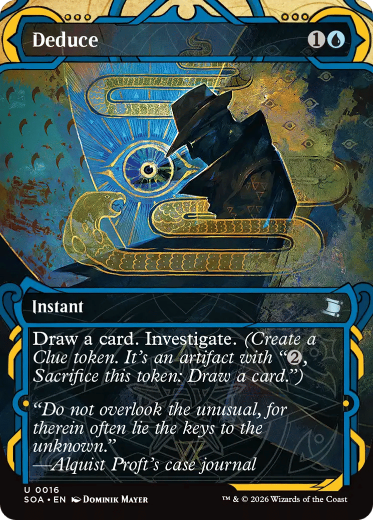 Deduce — Secrets of Strixhaven Mystical Archive — Magic: The Gathering