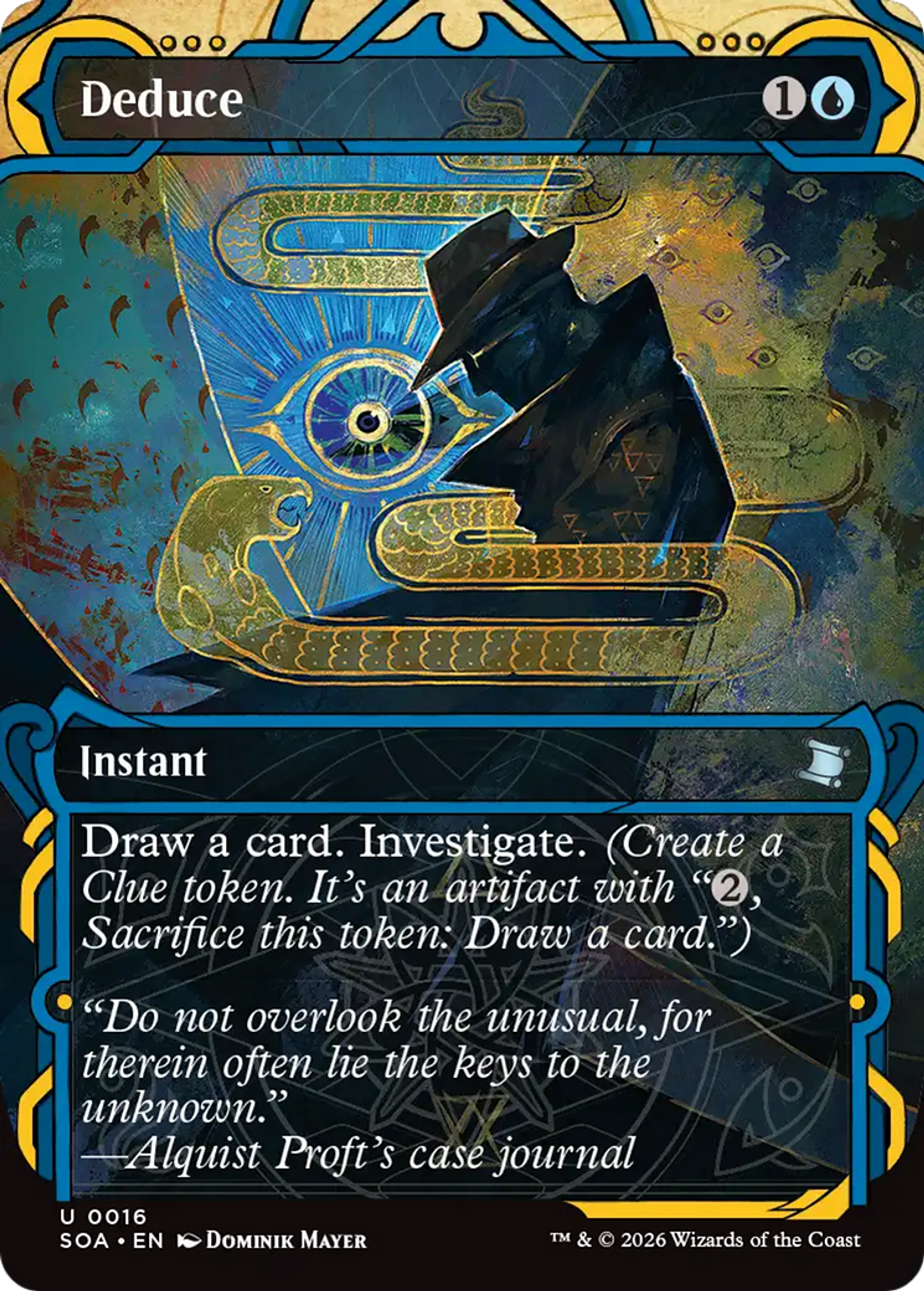 Deduce — Secrets of Strixhaven Mystical Archive — Magic: The Gathering
