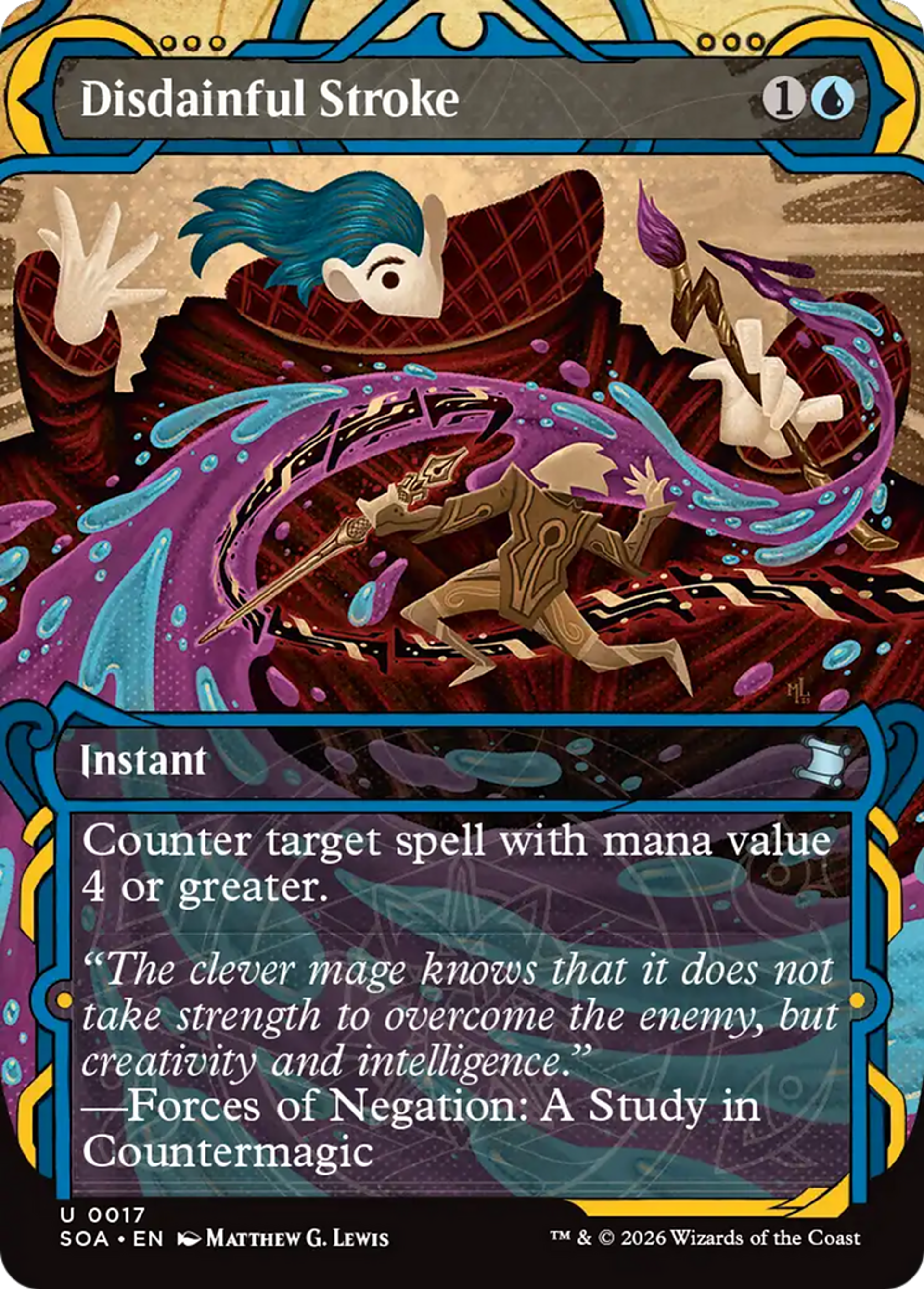 Disdainful Stroke — Secrets of Strixhaven Mystical Archive — Magic: The Gathering