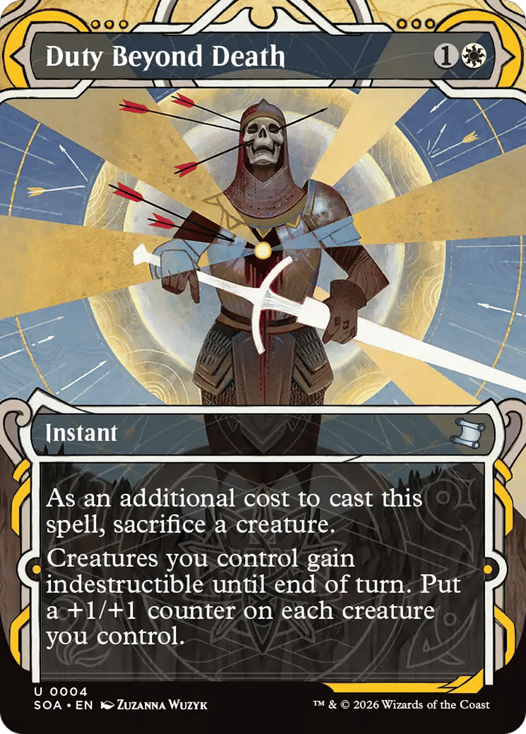 Duty Beyond Death — Secrets of Strixhaven Mystical Archive — Magic: The Gathering