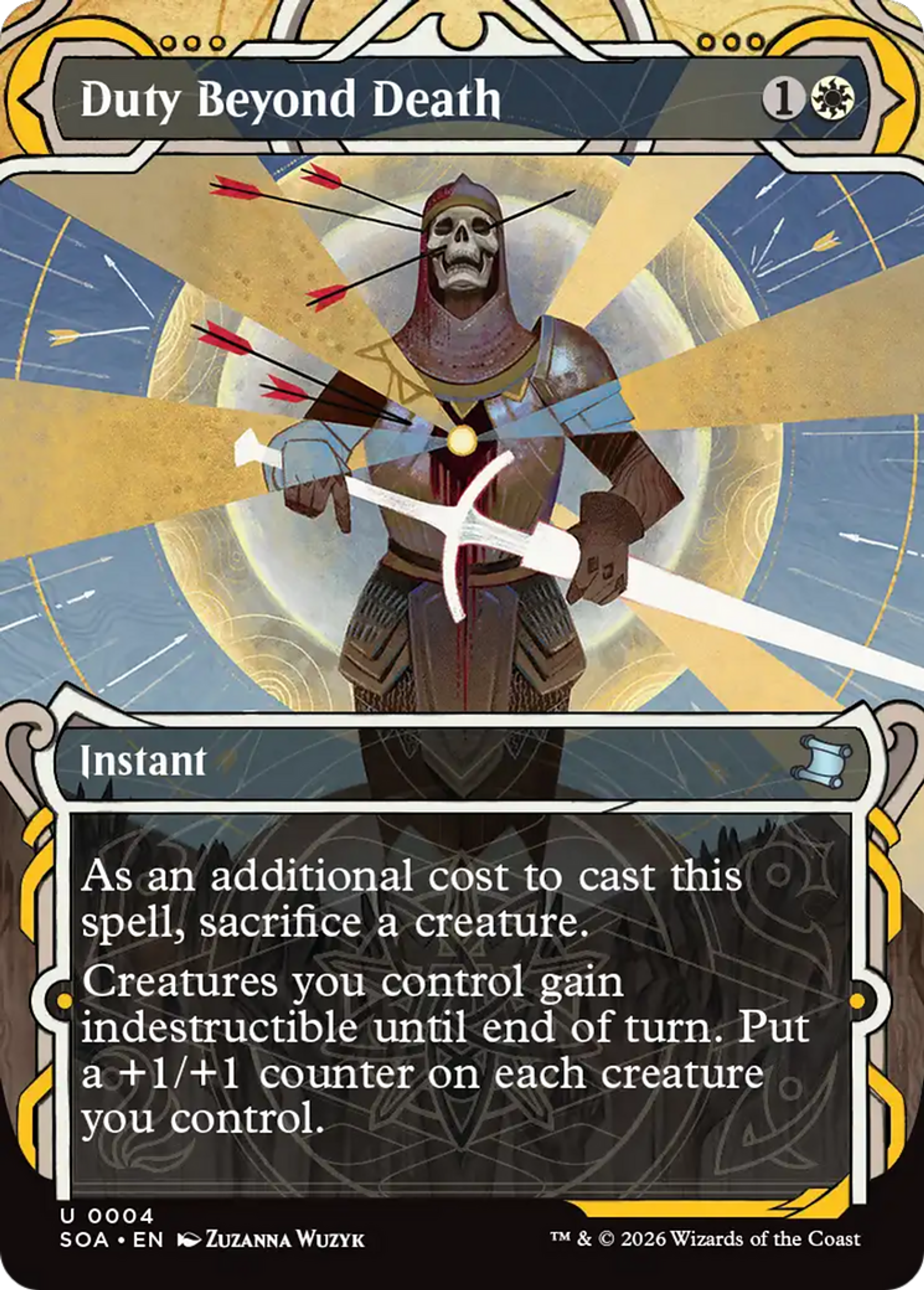 Duty Beyond Death — Secrets of Strixhaven Mystical Archive — Magic: The Gathering