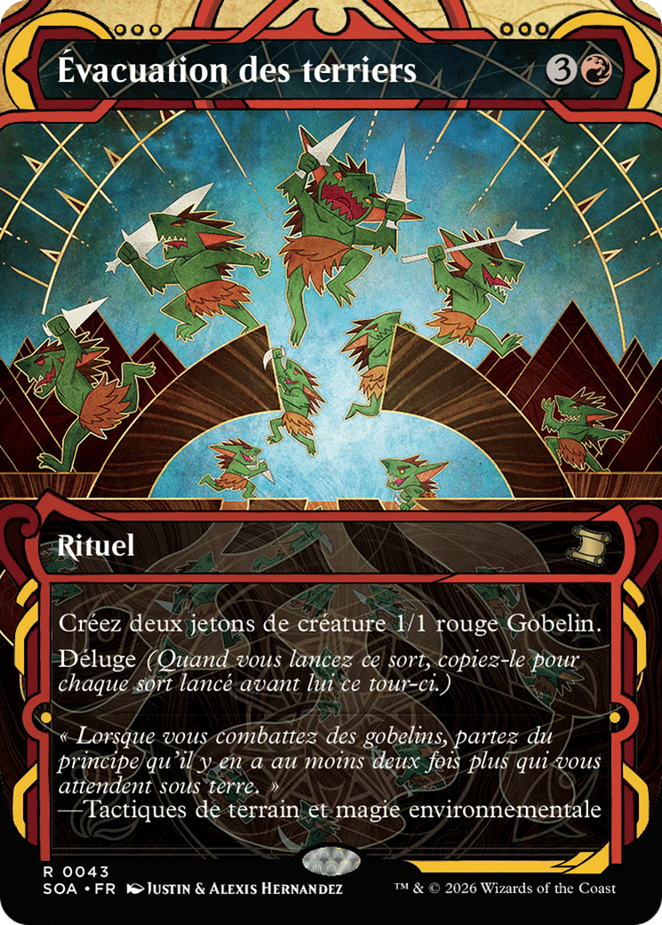 Évacuation des terriers — Secrets of Strixhaven Mystical Archive — Magic: The Gathering