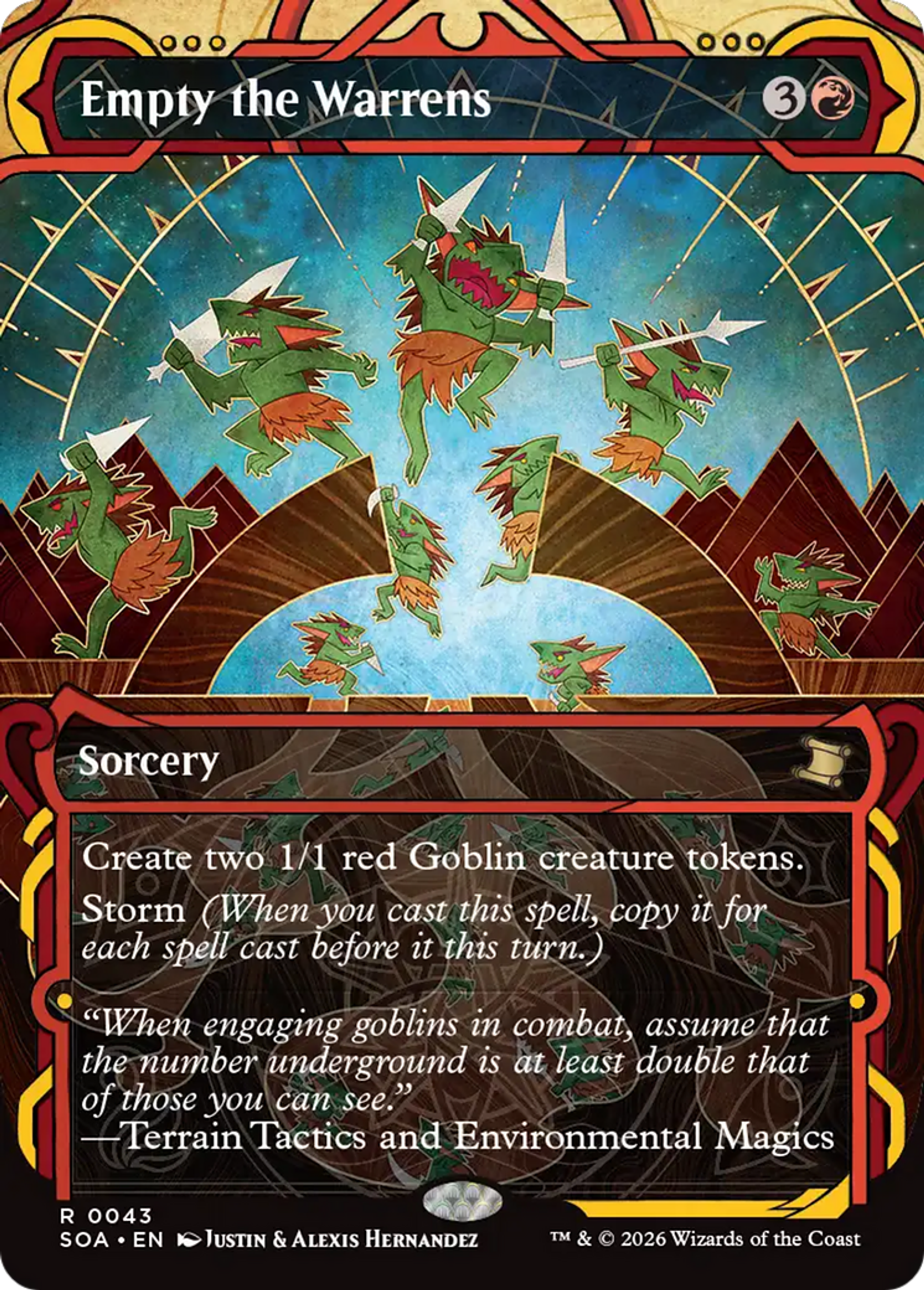 Empty the Warrens — Secrets of Strixhaven Mystical Archive — Magic: The Gathering