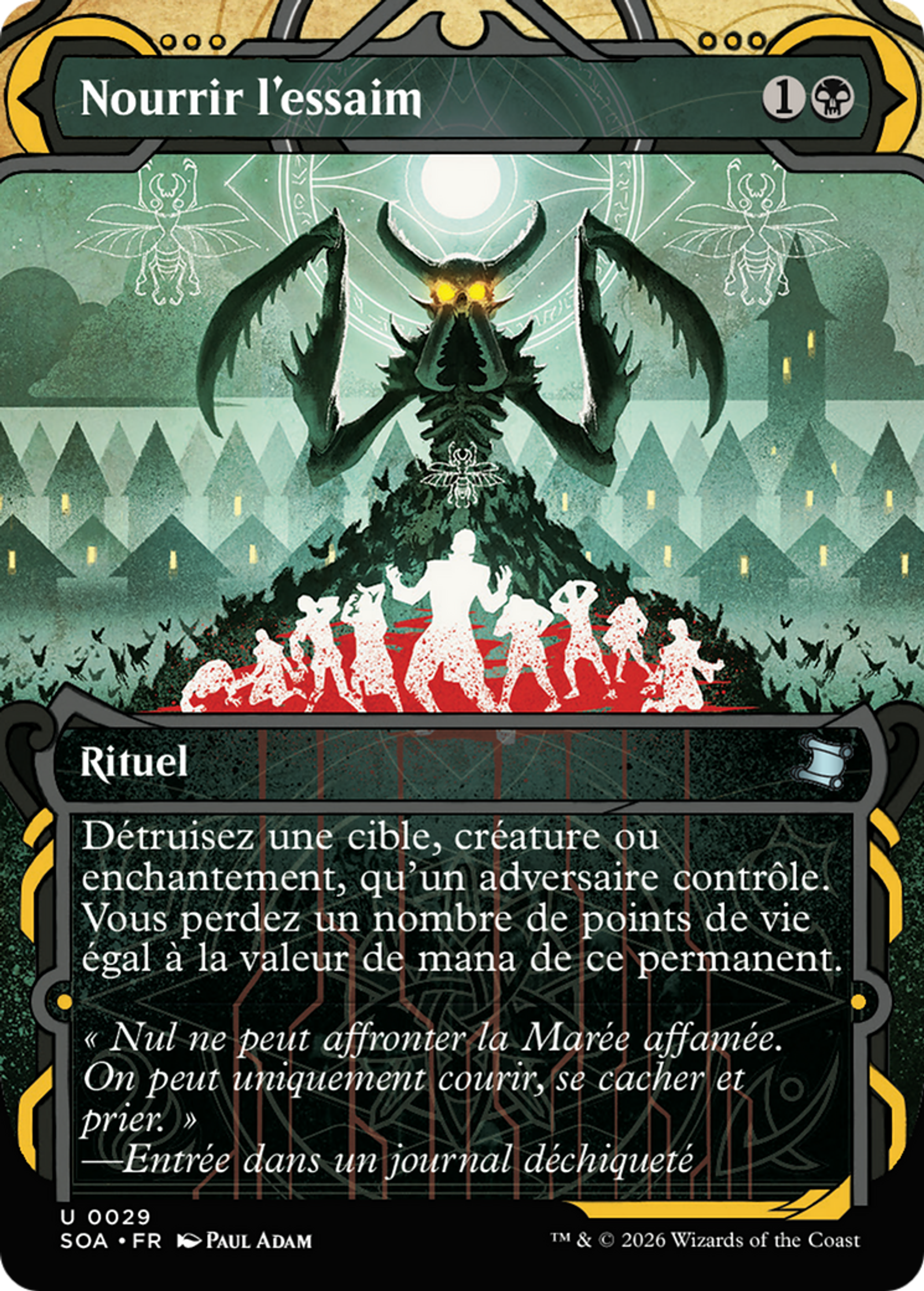 Nourrir l'essaim — Secrets of Strixhaven Mystical Archive — Magic: The Gathering