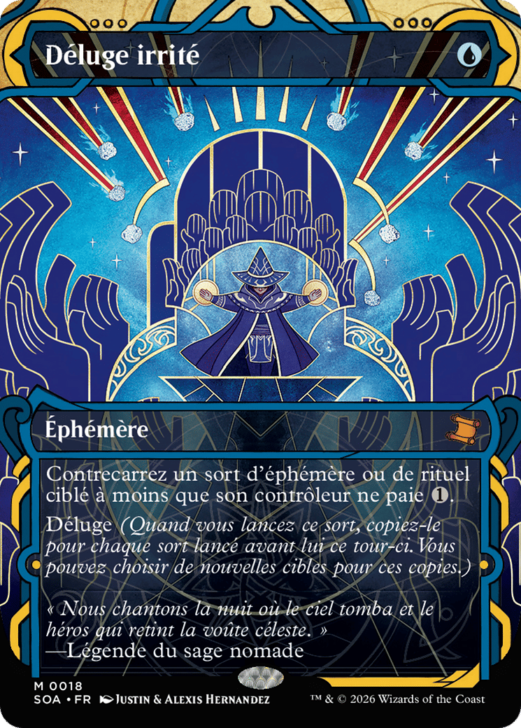 Déluge irrité — Secrets of Strixhaven Mystical Archive — Magic: The Gathering
