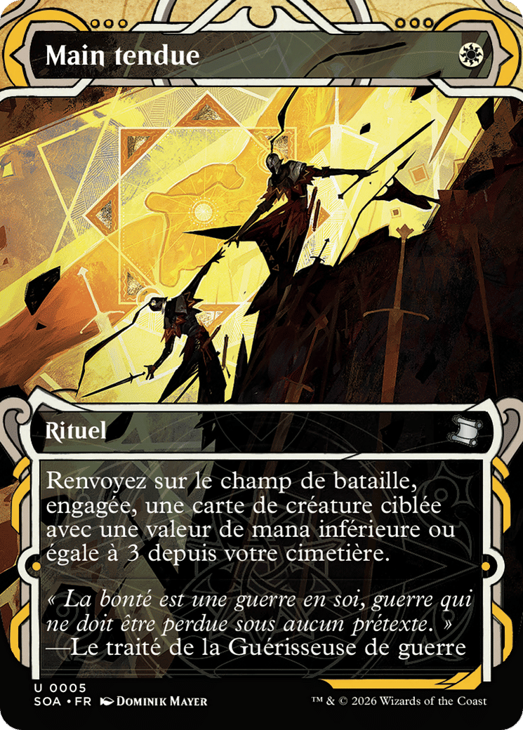 Main tendue — Secrets of Strixhaven Mystical Archive — Magic: The Gathering