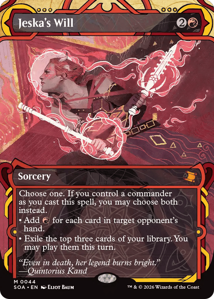 Jeska's Will — Secrets of Strixhaven Mystical Archive — Magic: The Gathering