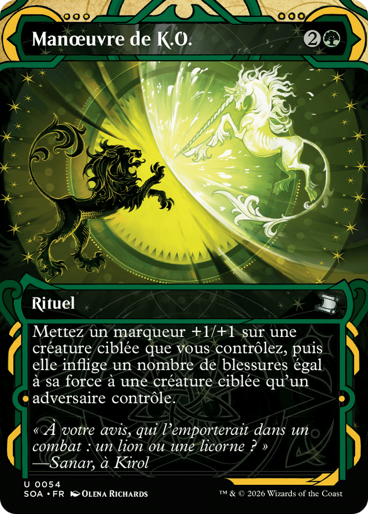 Manœuvre de K.O. — Secrets of Strixhaven Mystical Archive — Magic: The Gathering