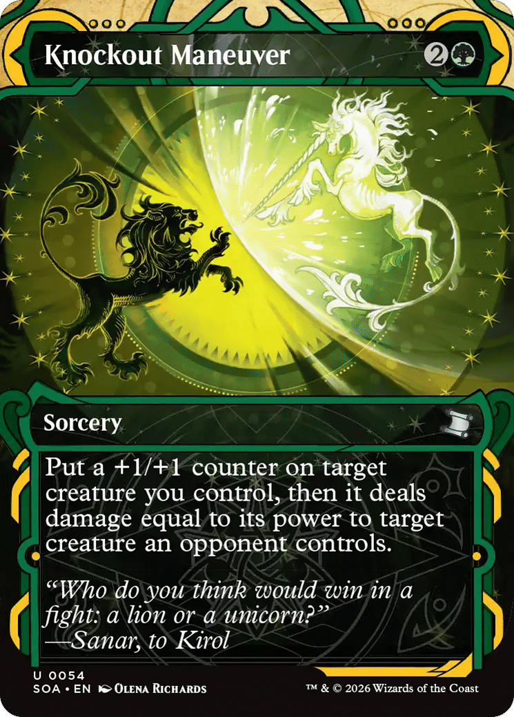 Knockout Maneuver — Secrets of Strixhaven Mystical Archive — Magic: The Gathering