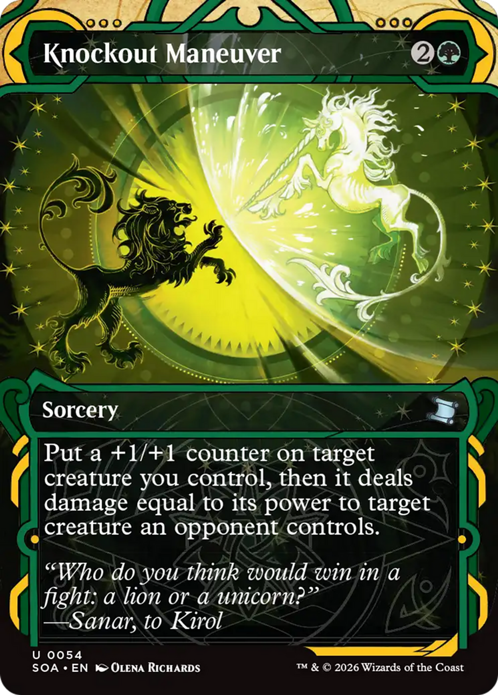 Knockout Maneuver — Secrets of Strixhaven Mystical Archive — Magic: The Gathering